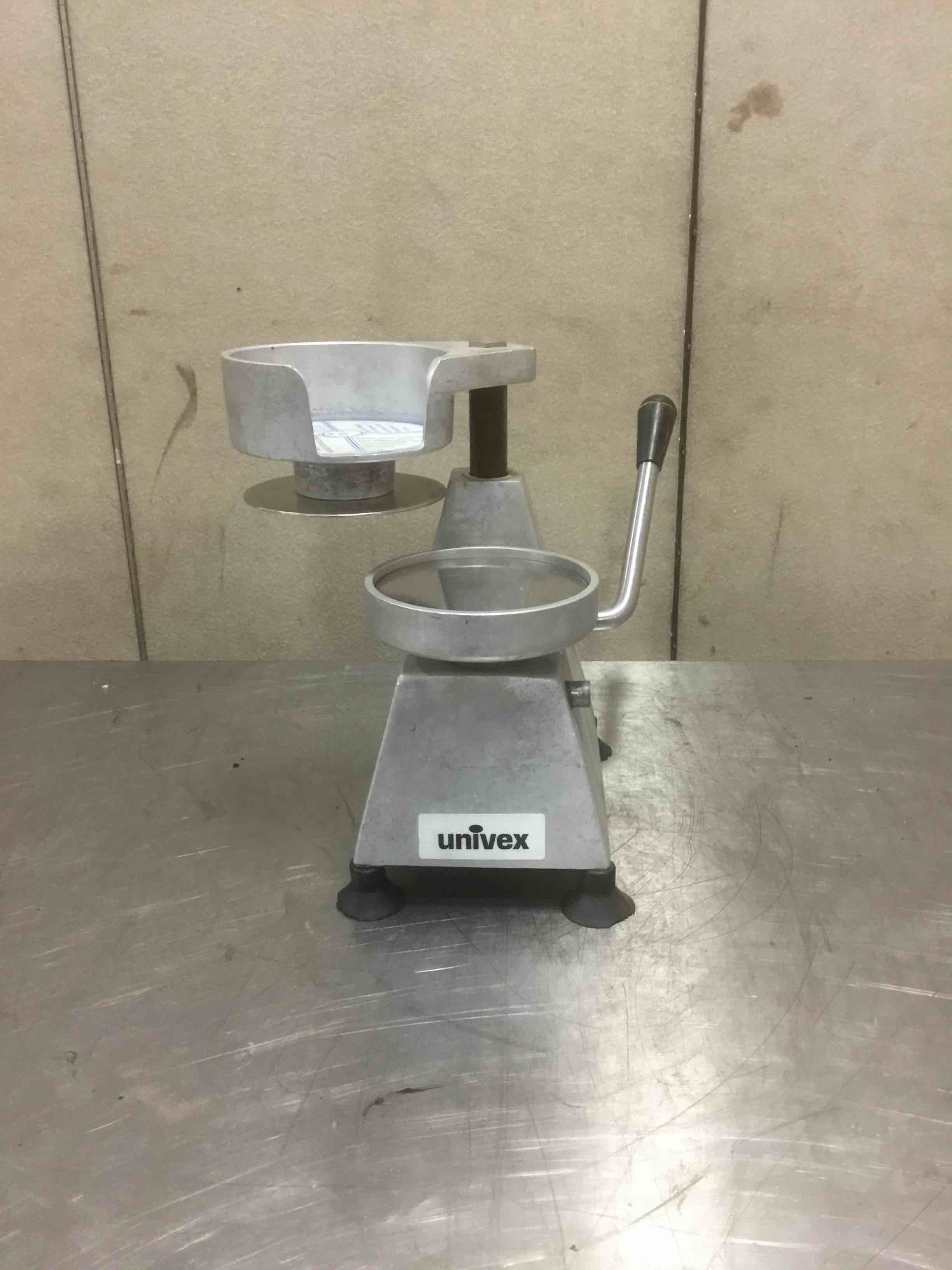 UNIVEX COUNTERTOP MANUAL PATTY PRESS