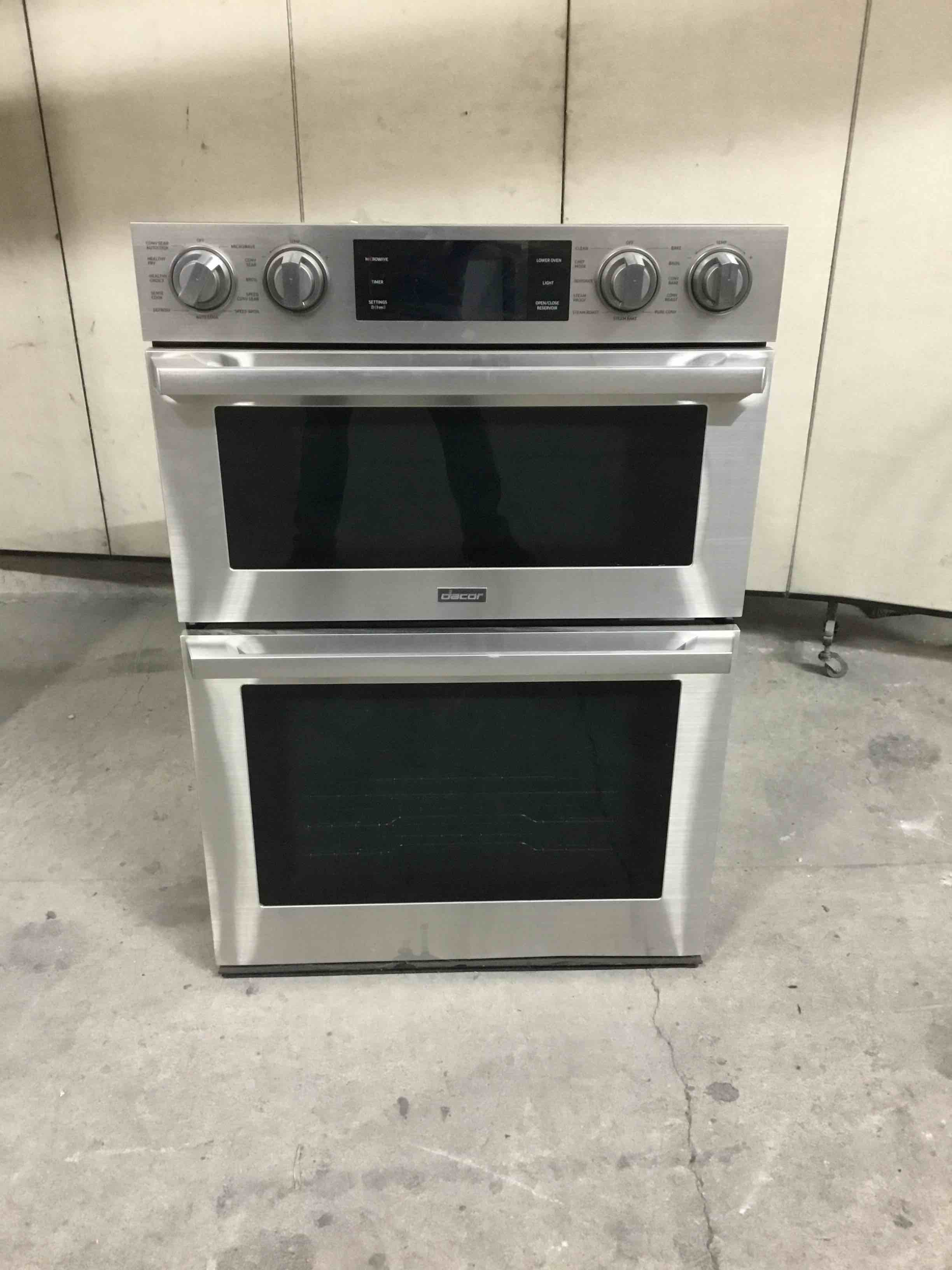 2021 DACOR 30 INCH IN-WALL MICROWAVE AND ELECTRIC OVEN COMBO