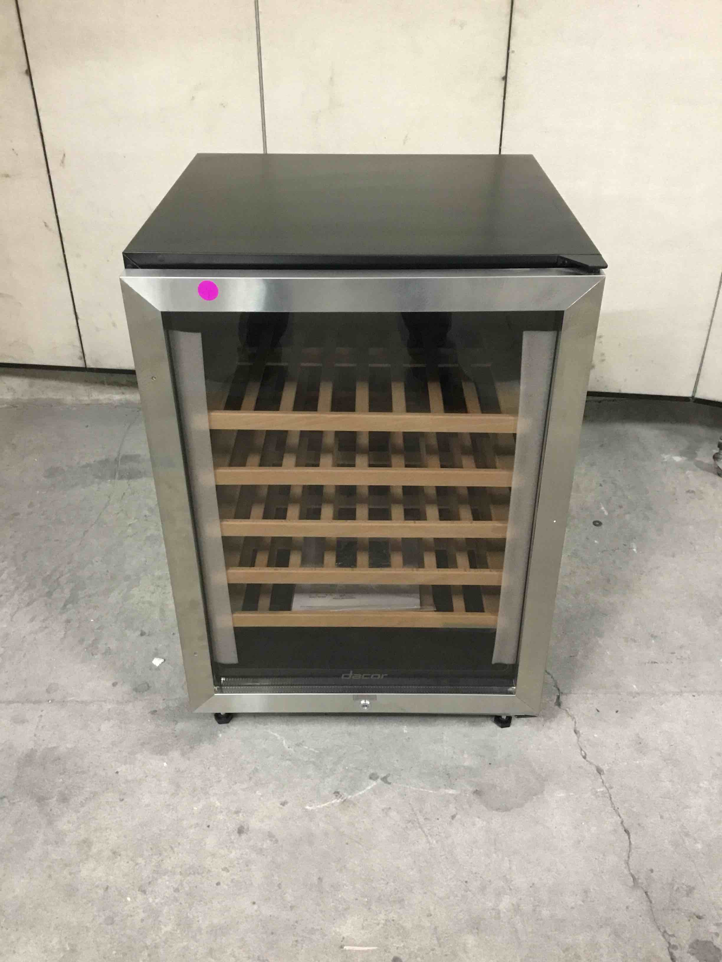 DACOR 24 INCH STAINLESS STEEL 5 TIER WINE COOLER