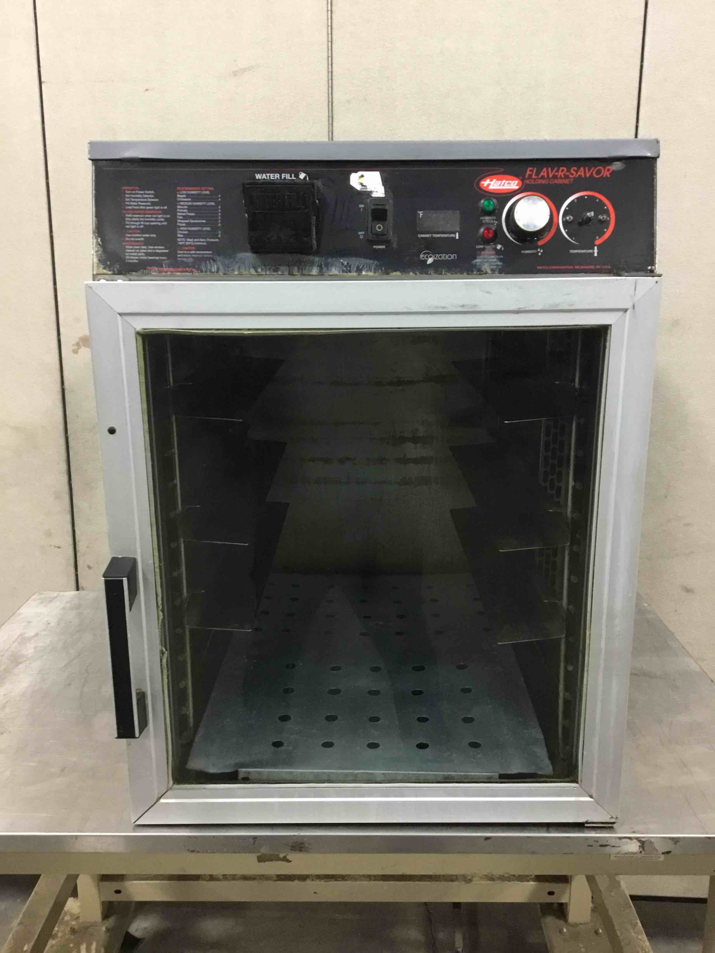 HATCO STAINLESS STEEL HALF HEIGHT HEATED HOLDING CABINET