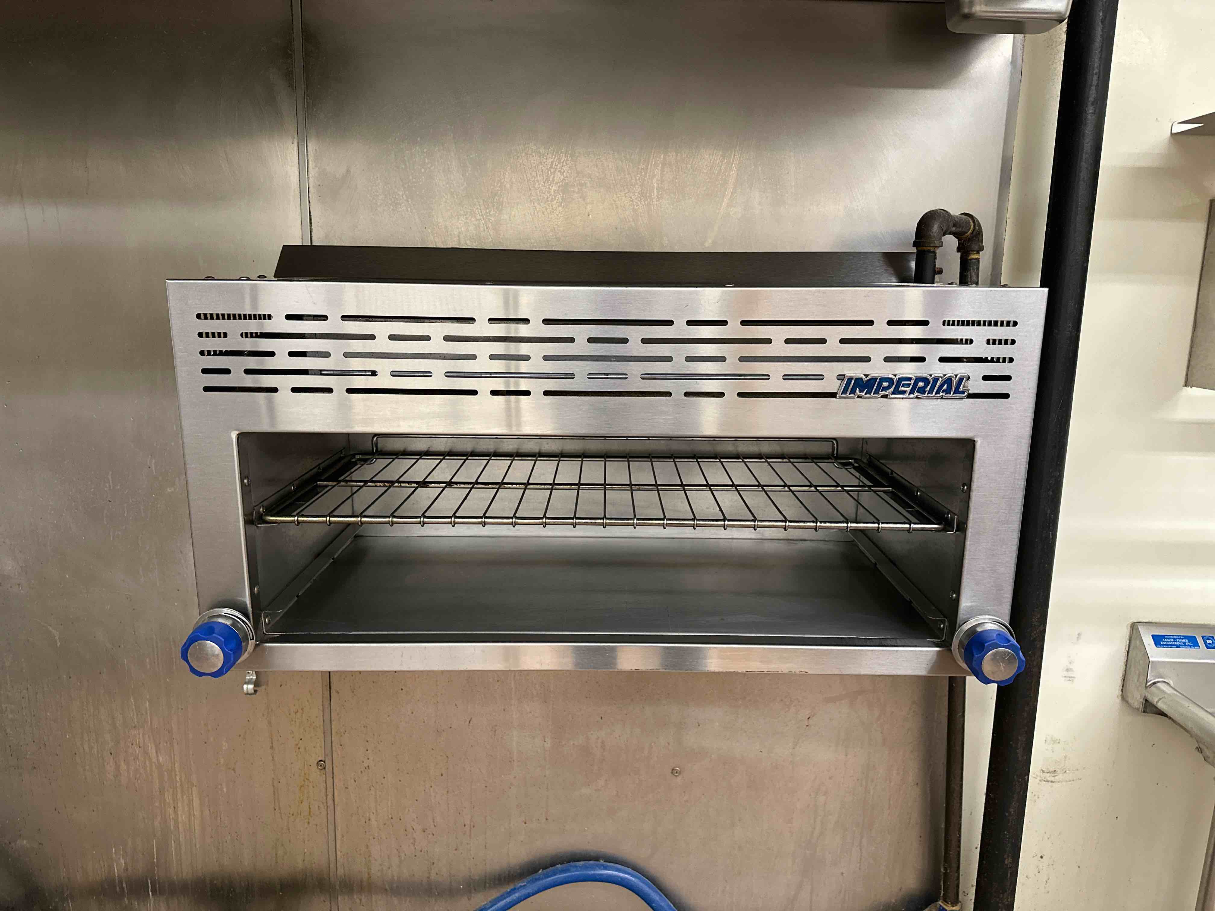 IMPERIAL 36 INCH STAINLESS STEEL NATURAL GAS CHEESEMELTER