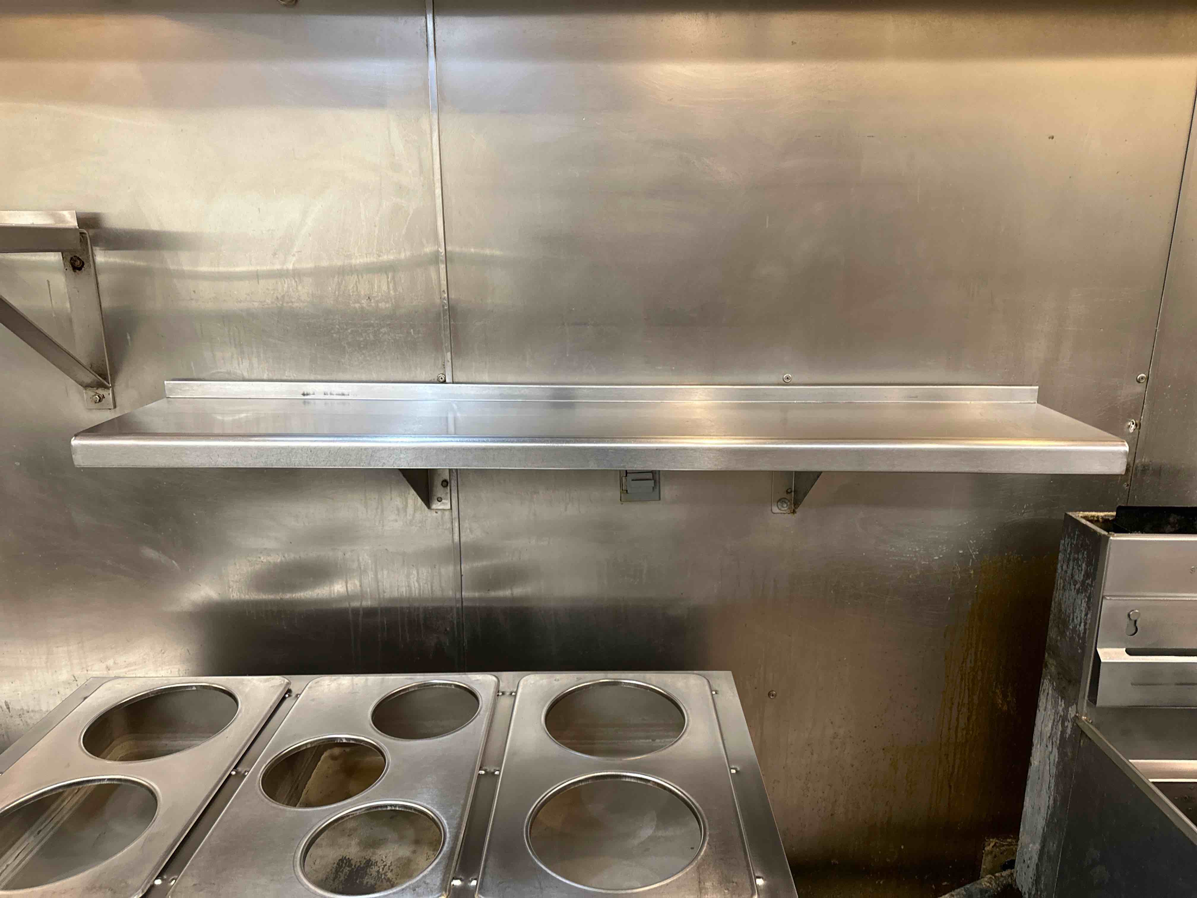 STAINLESS STEEL WALL SHELF