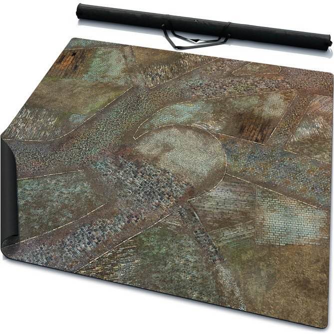 3 x 3 feet Double-Sided Battle Mat Constructor (MousePad Rubber 36 x 36 inch, 91 x 91 cm) - Choose each side of board for WH40k, Malifaux