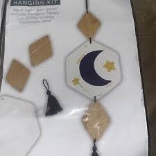 Made For Retail 1CT White DIY Ceramic & Wooden with Tassel Wall Hanging Kit