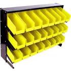 Stalwart 24 Bin Parts Storage Rack Trays