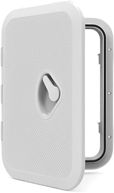 pallet of assorted boat parts, hatches and vent 