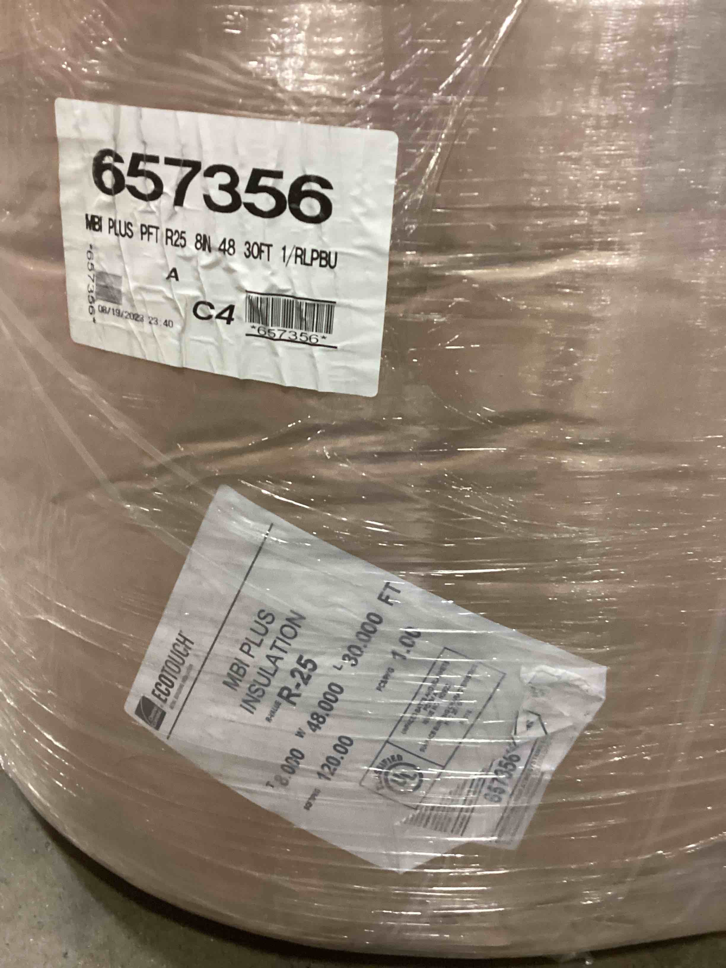 4 rolls r25 48” pole barn insulation your bid per roll 