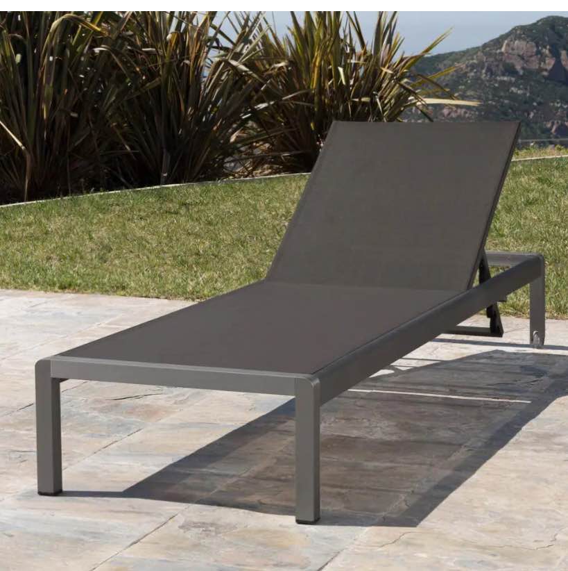 Nobel house outdoor chaise   dark grey 57592 (2 pieces)