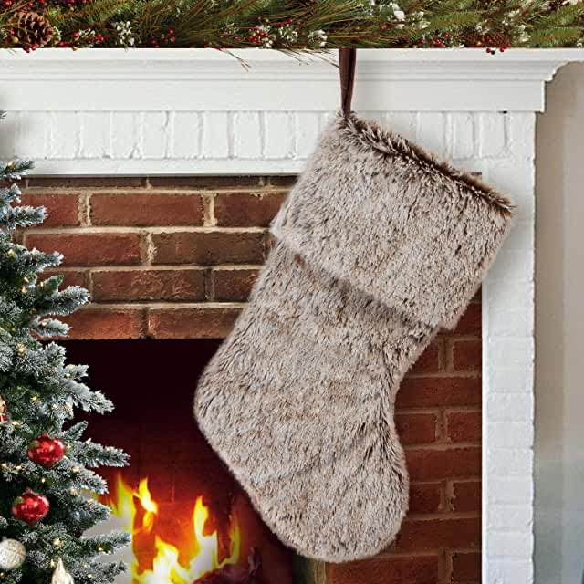 Fur Christmas Stocking