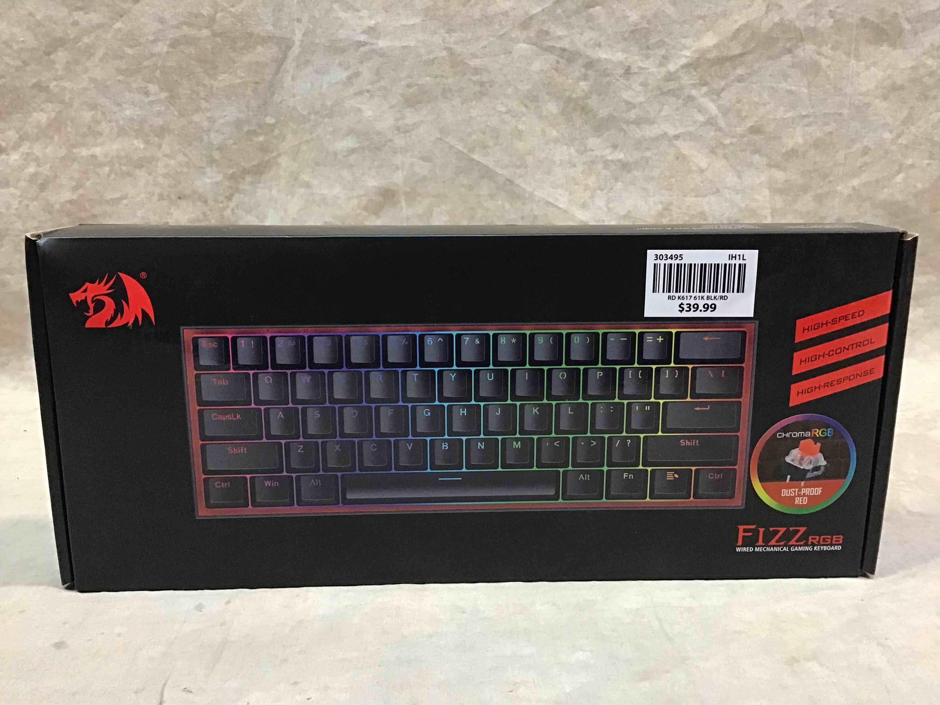 Redragon Fizz RGB Wired Mechanical Keyboard