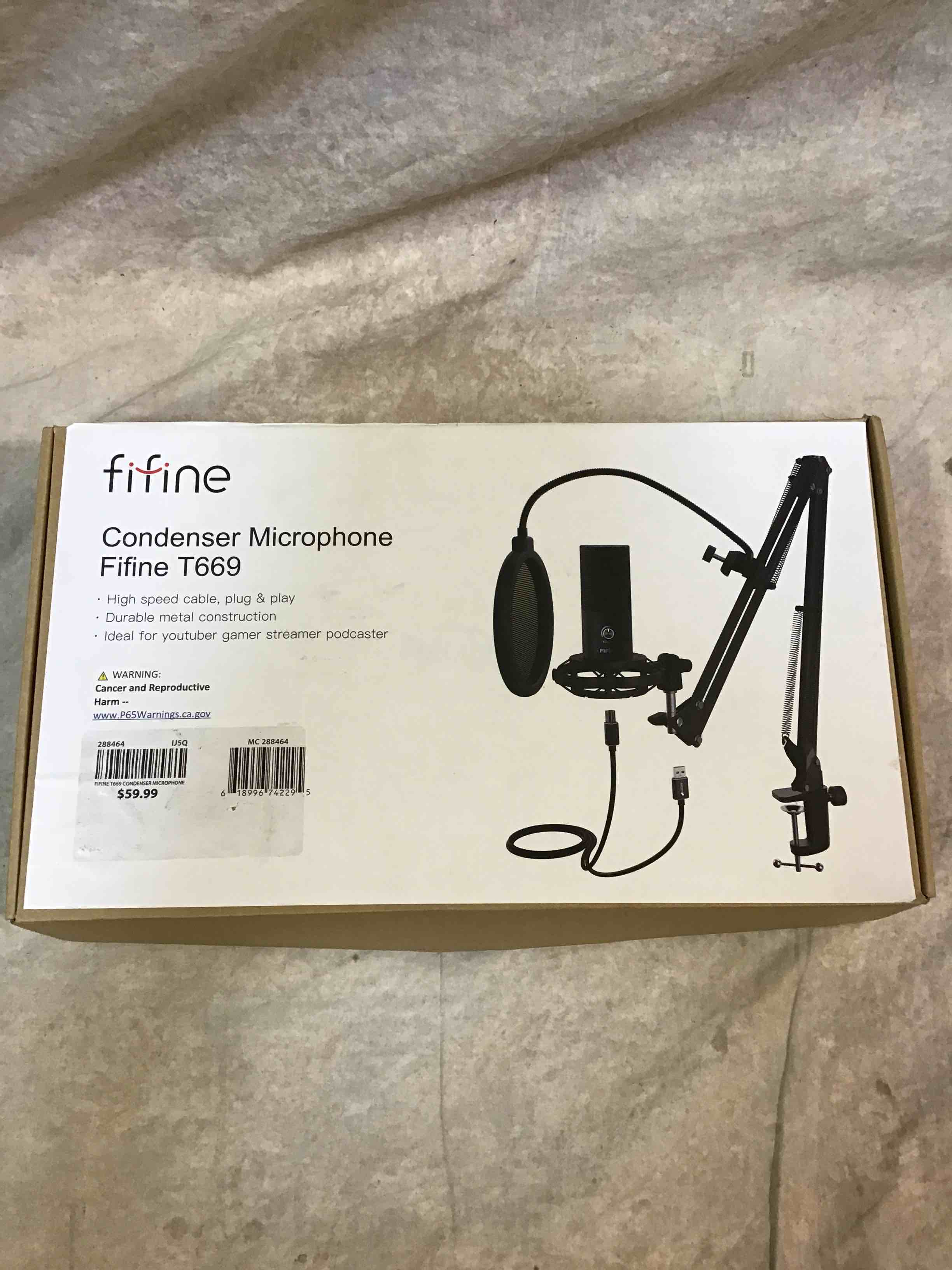 Fifine Condenser Microphone 