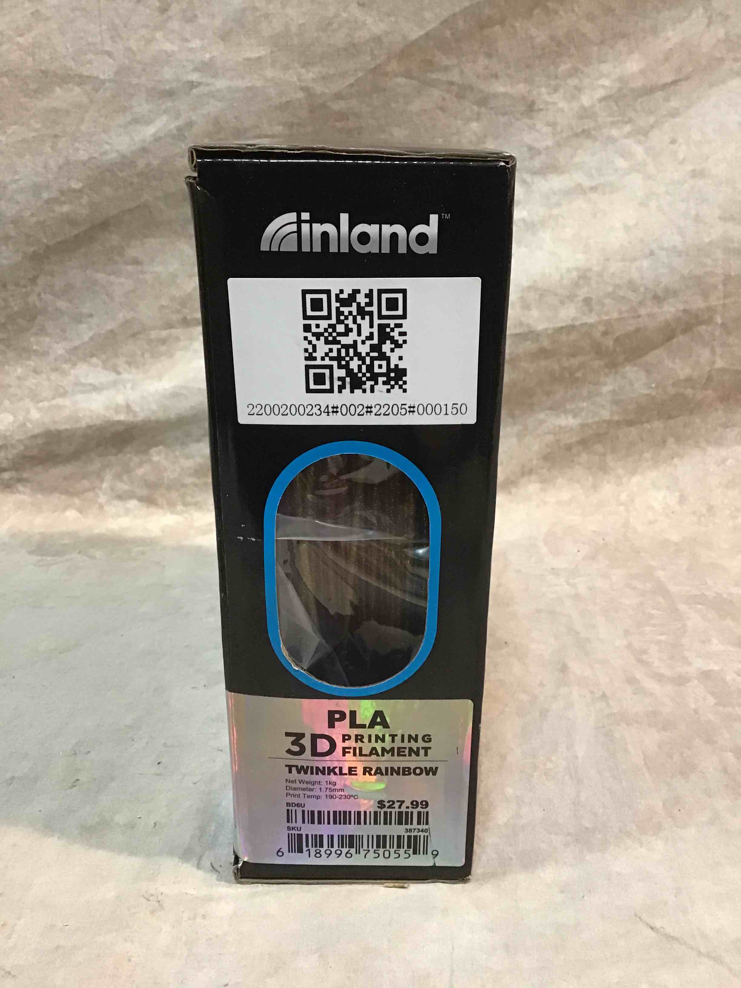 Inland PLA 3D Printing Filament 