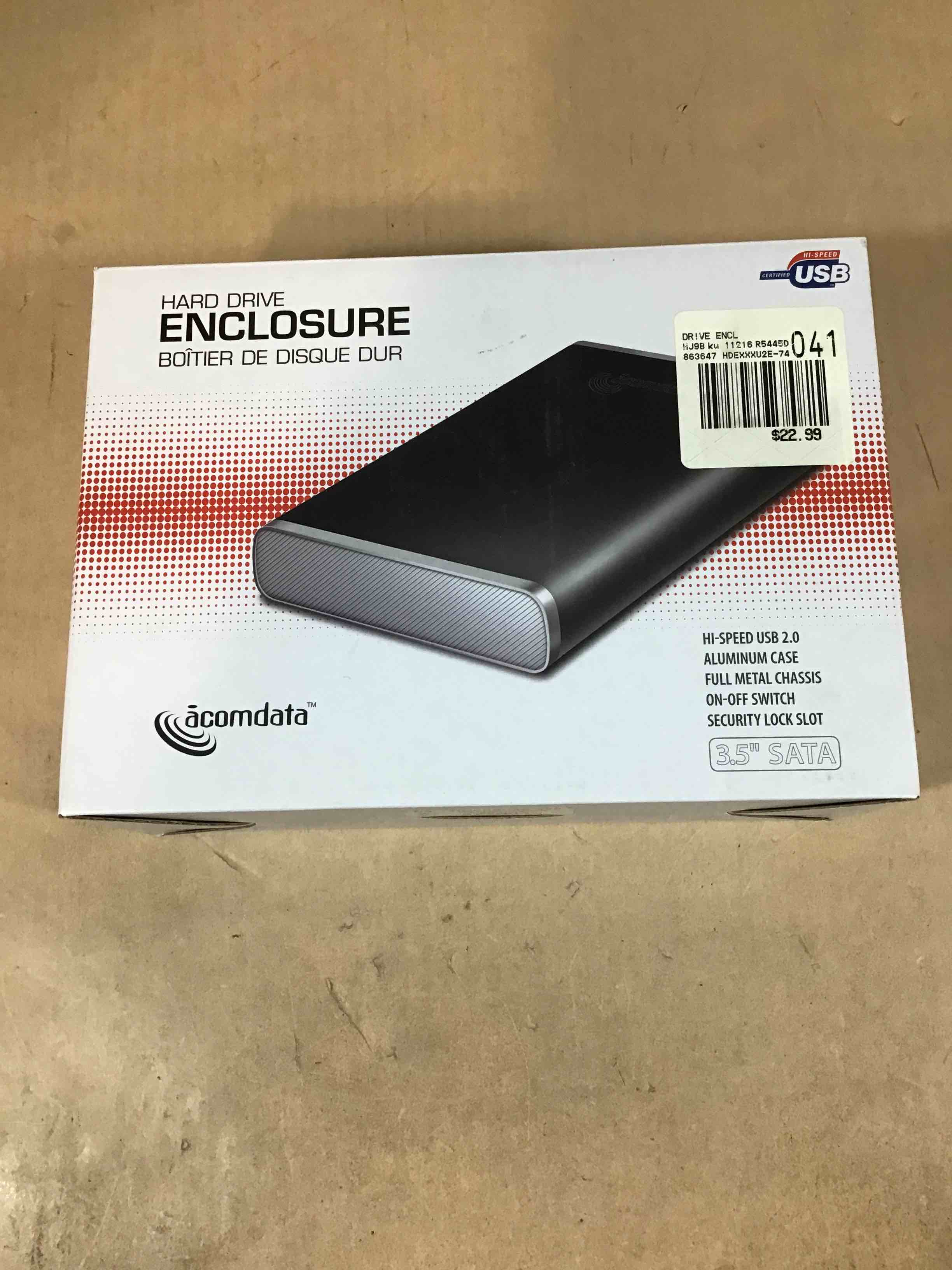 ?comdata Hard Drive Enclosure 