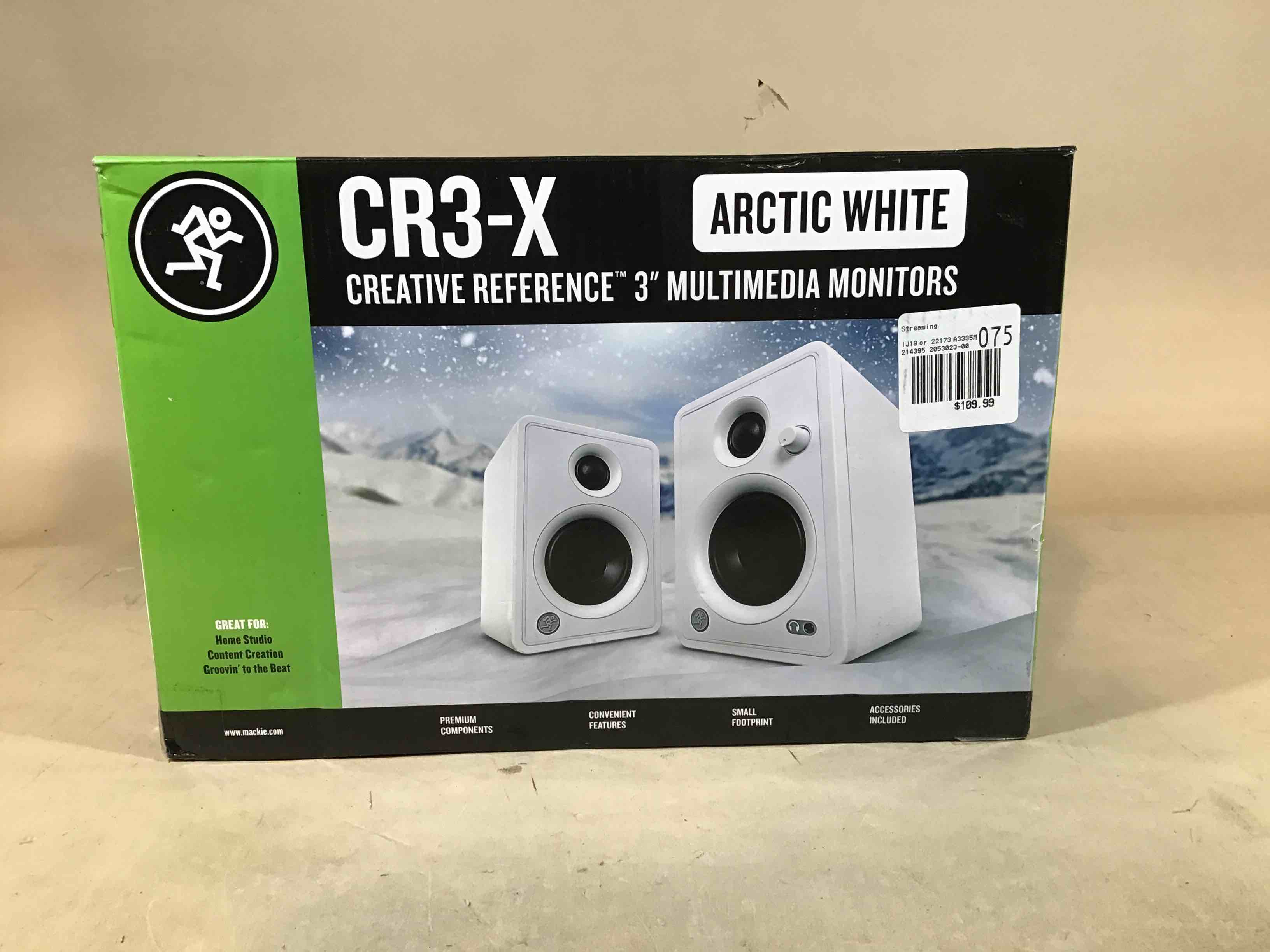 Mackie CR3-X 3-inch Multimedia Monitors - Limited-Edition White