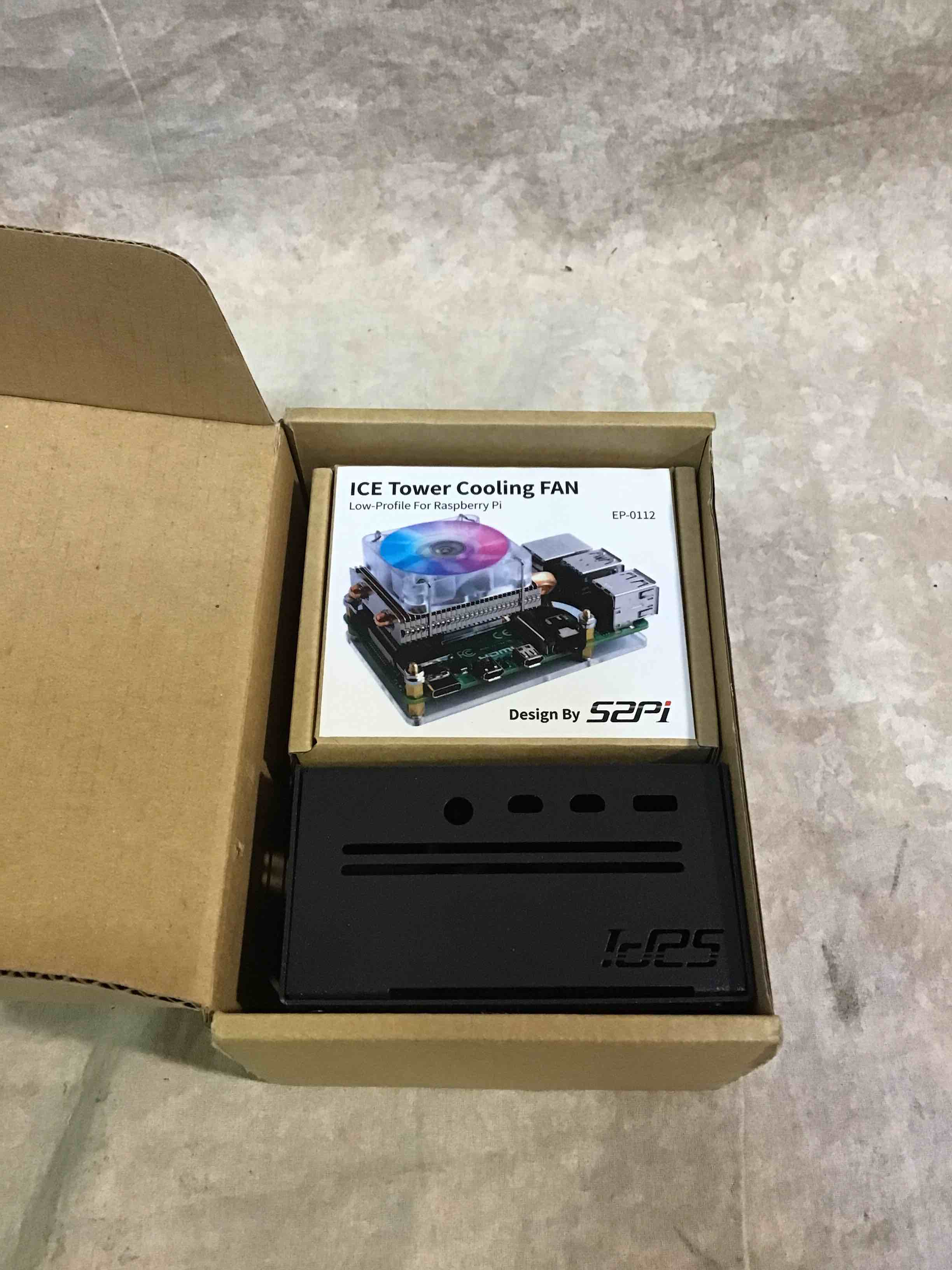 Raspberry Ice Tower Cooling Fan