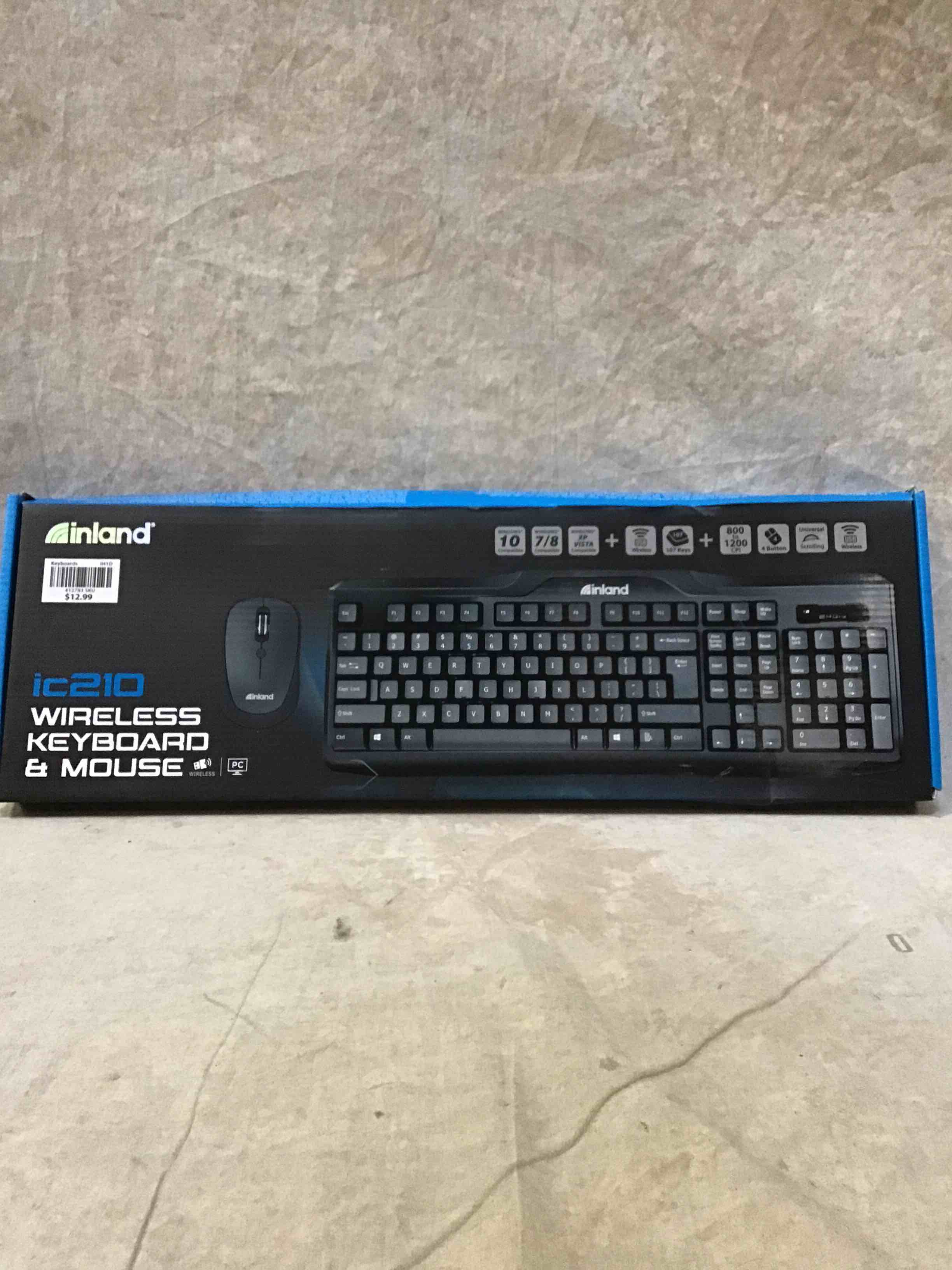 Inland Ic120 Wireless Mouse & Keyboard