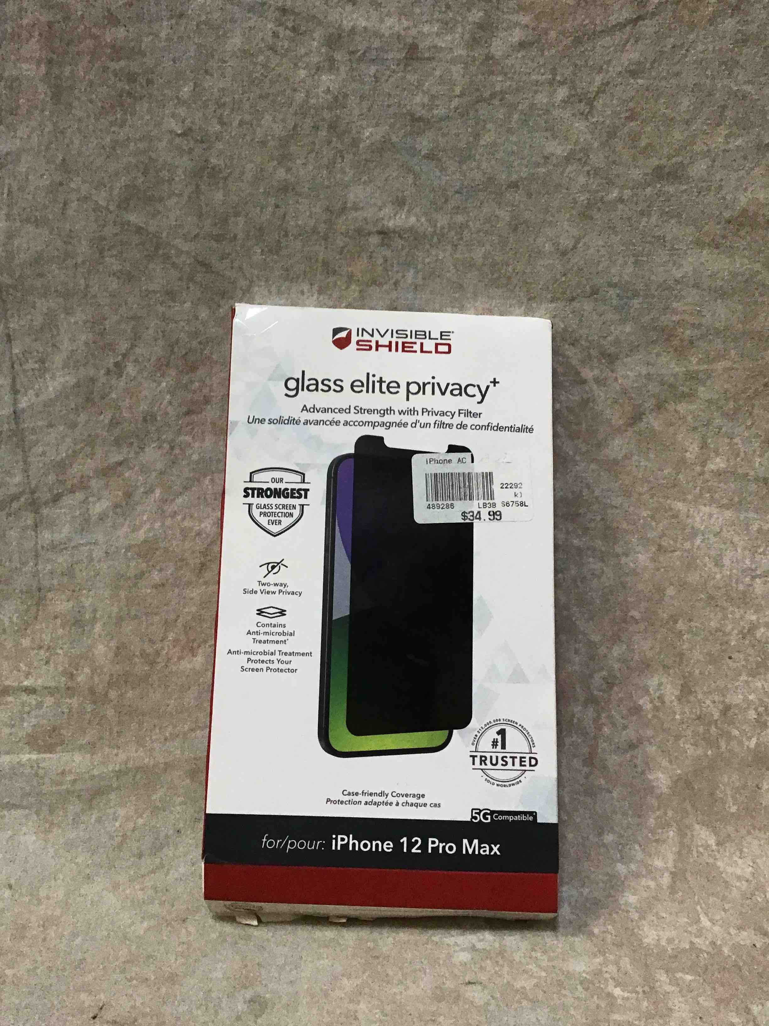 Invisible Glass Elite IPhone 12 Privacy Screen
