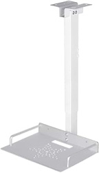 Drsn Universal Ceiling Mount with Tray for Projector/Camera, No Hole Installation, Height Adjustable 91-170cm,Tray 19.5Ã—28.5cm, in Tube Cable Routing,Aluminum Alloy, Wall/Ceiling Mounting