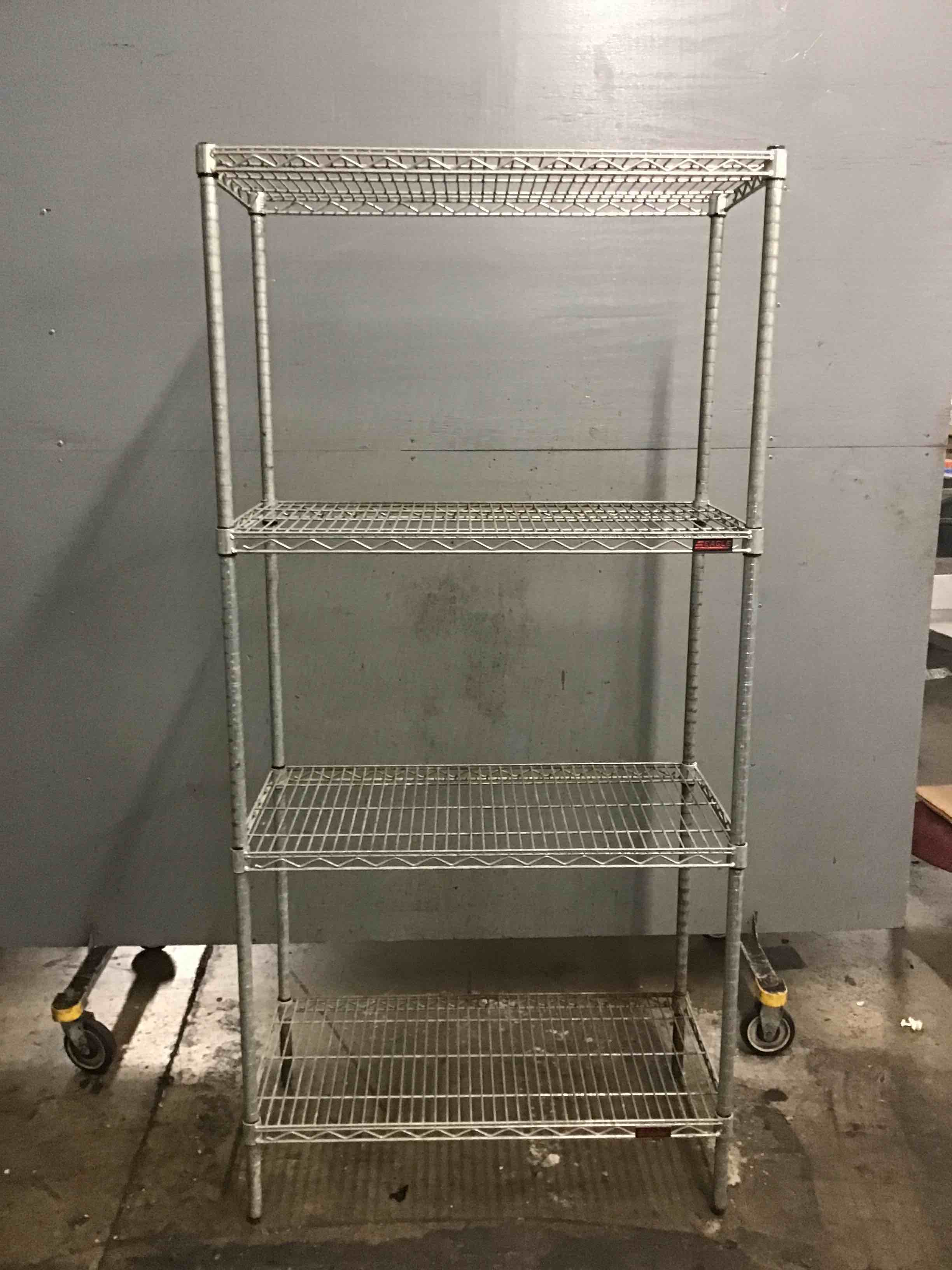 Eagle Chrome 4 Shelf Wire Storage Rack
