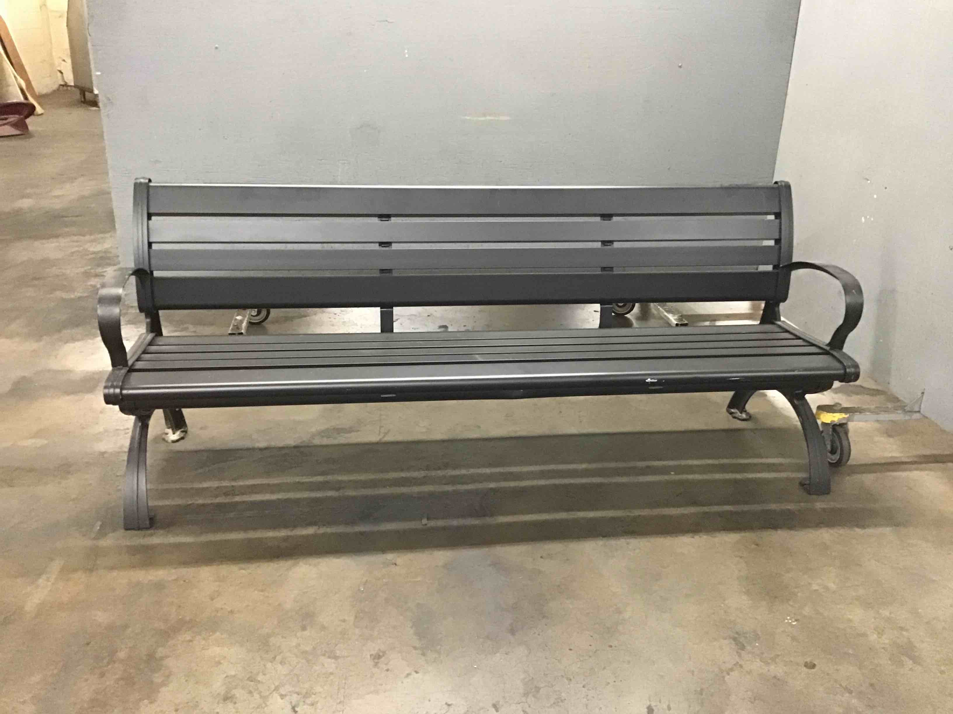 Outdoor Metal Bench 