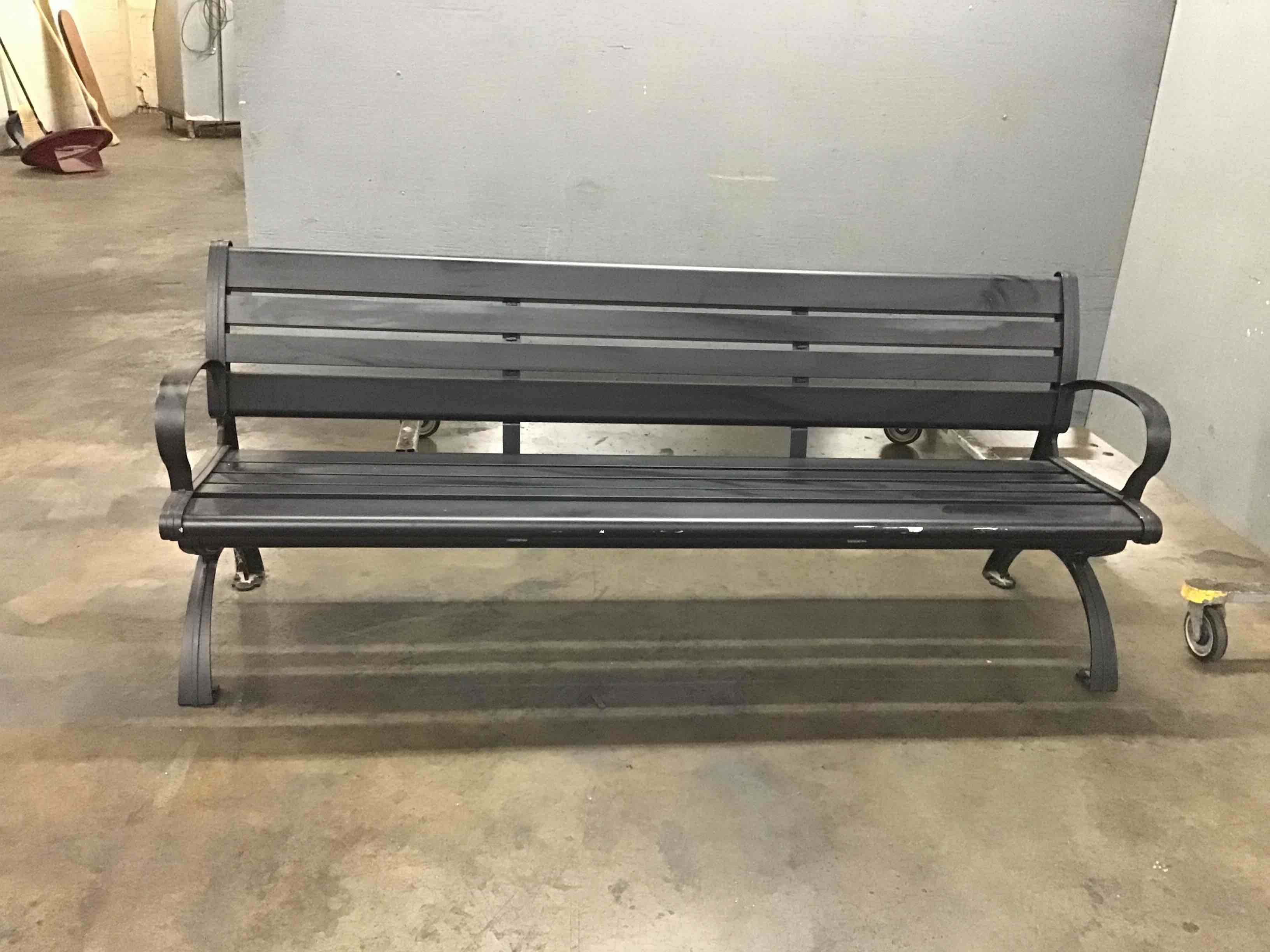 Outdoor Metal Bench 