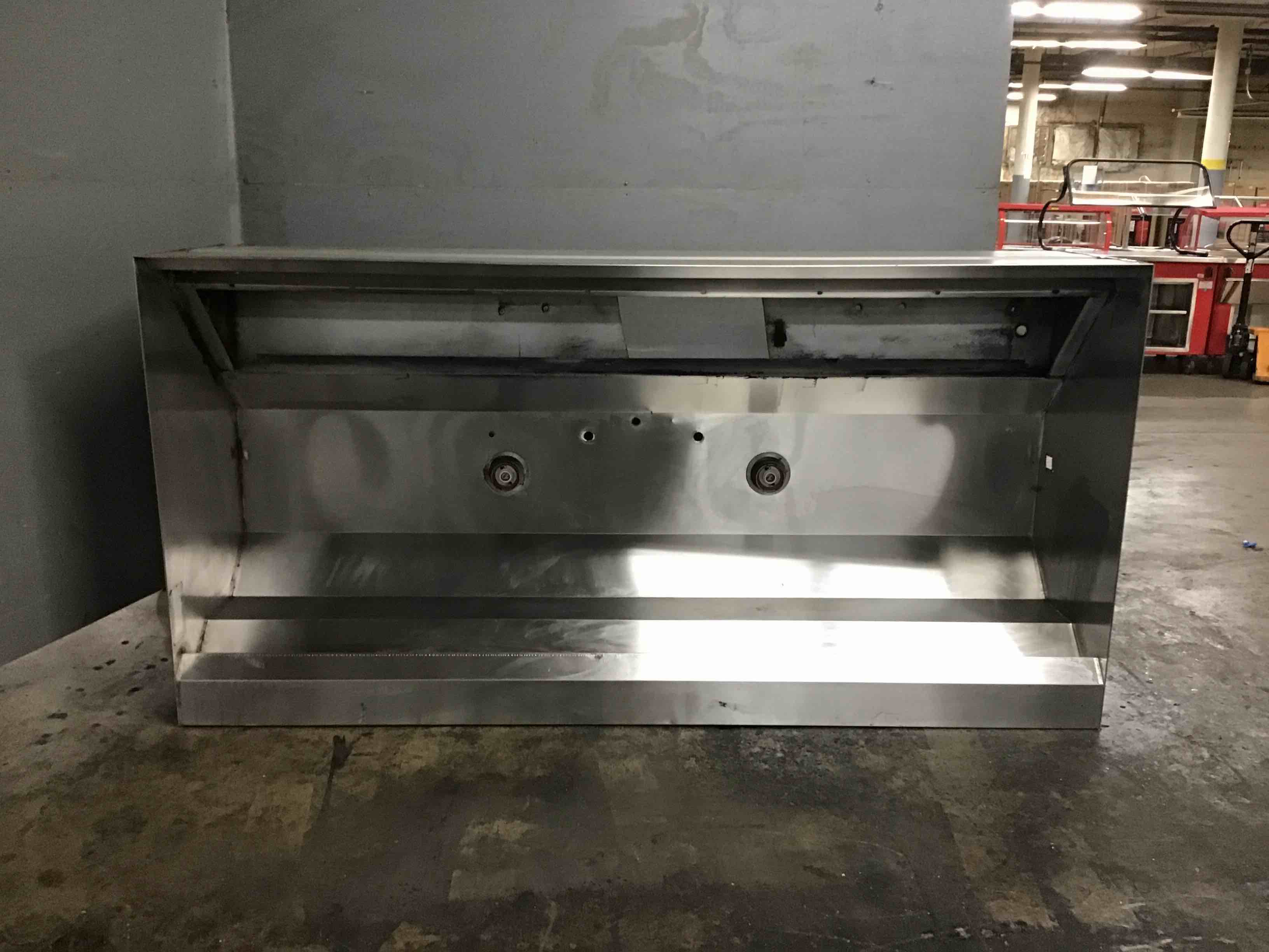 Larkin Stainless Steel 96.25 Inch Kitchen Exhaust Hood