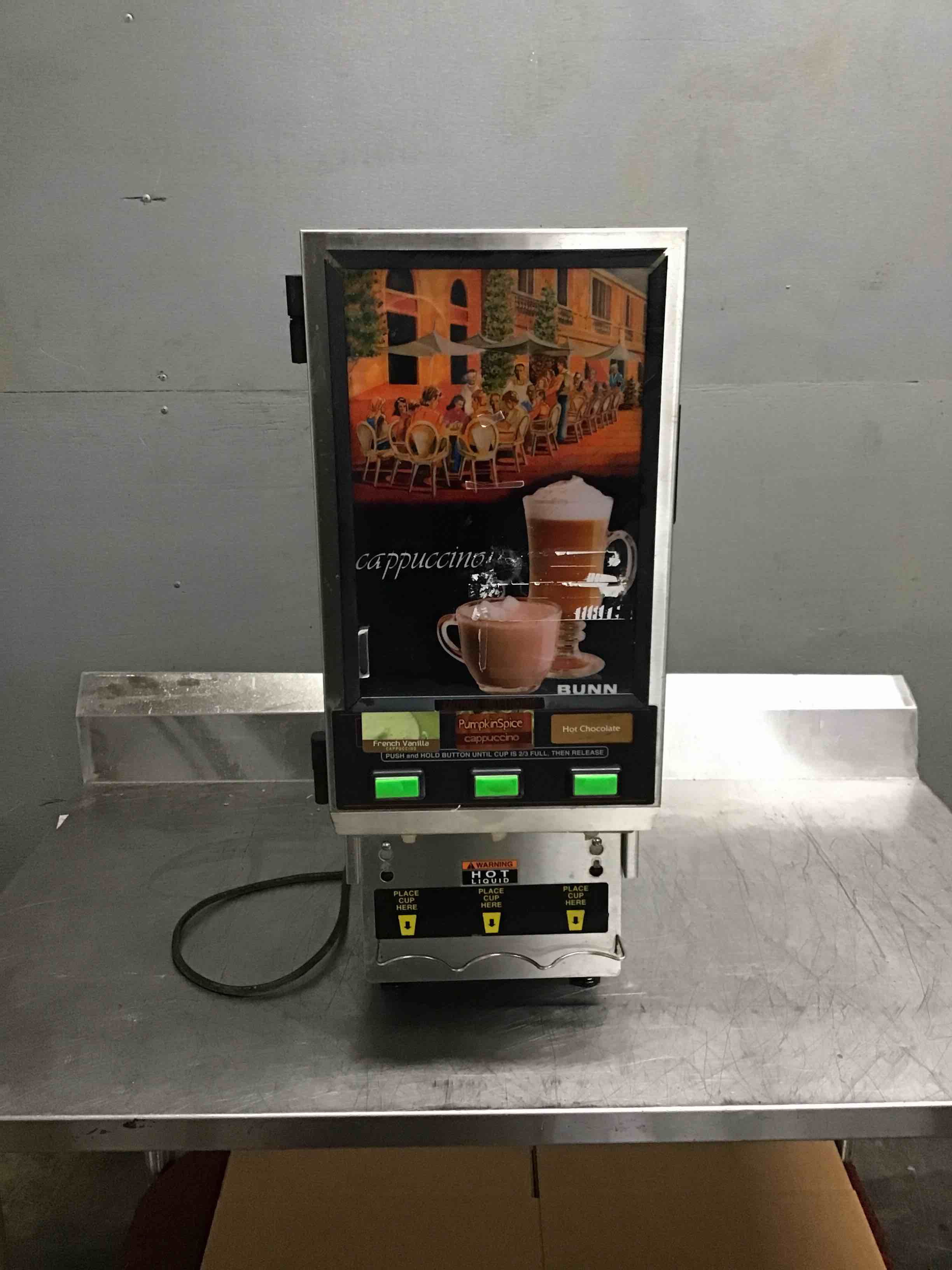 Bunn Stainless Steel Countertop  Cappuccino Machine