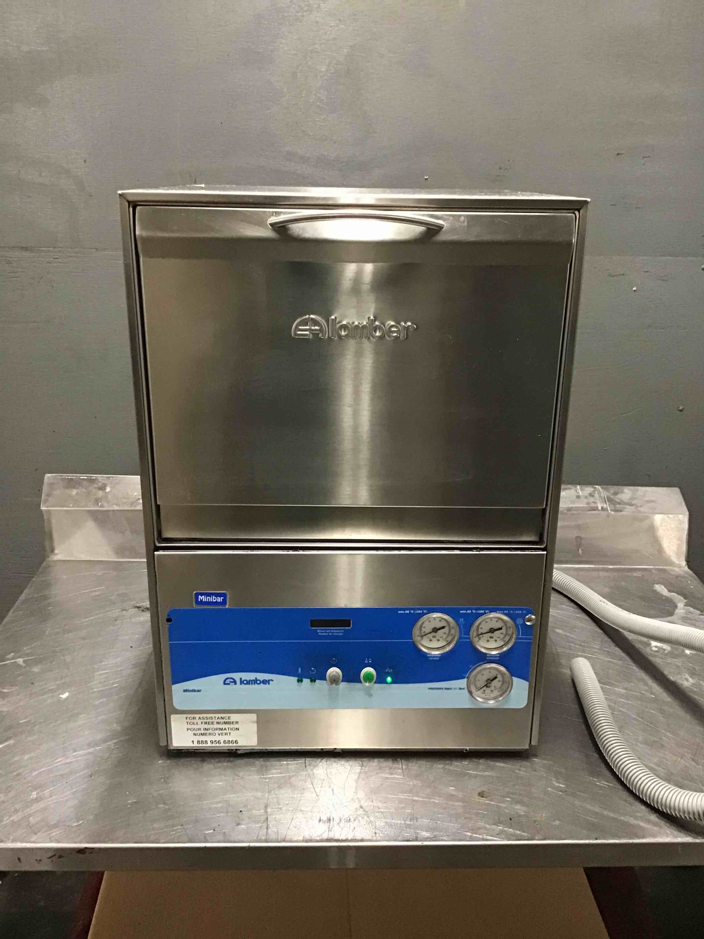 Lamber Stainless Steel  Mini Countertop Glass Washer