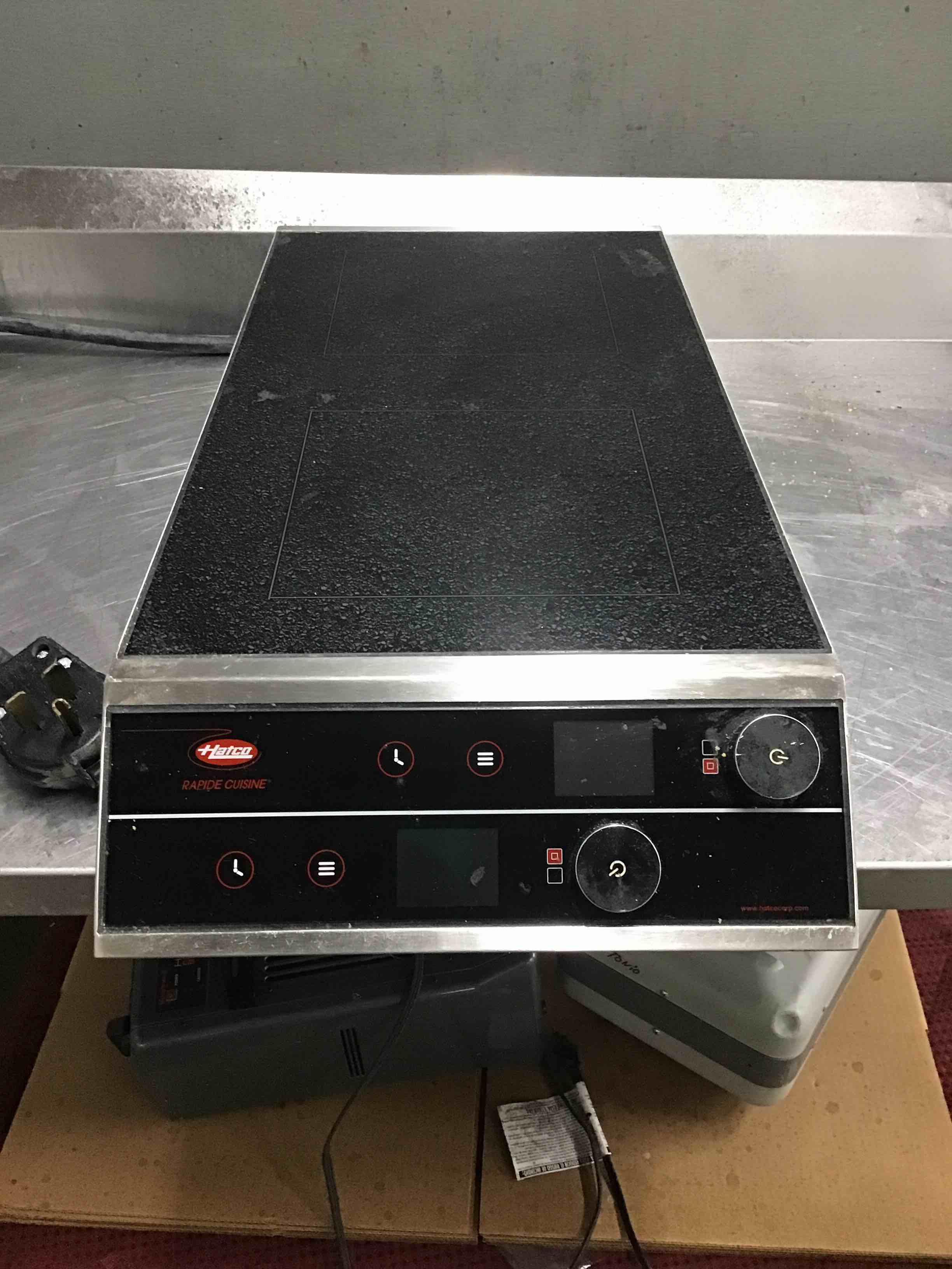 Hatco Countertop High-Power Heavy-Duty Dual Induction Range With Knob Control
