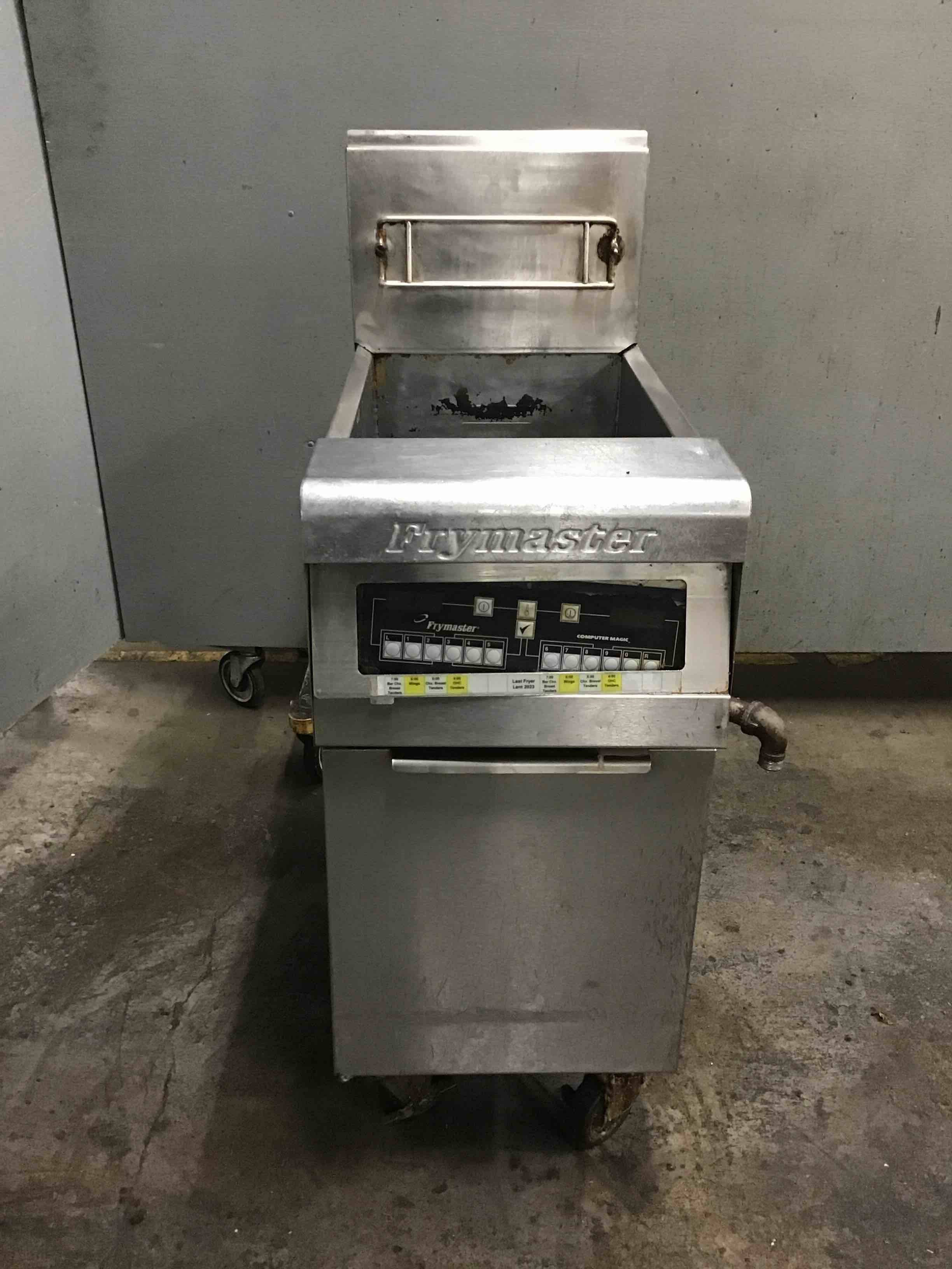 Frymaster Stainless Steel 50Lb. Vat Gas Fryer On Casters