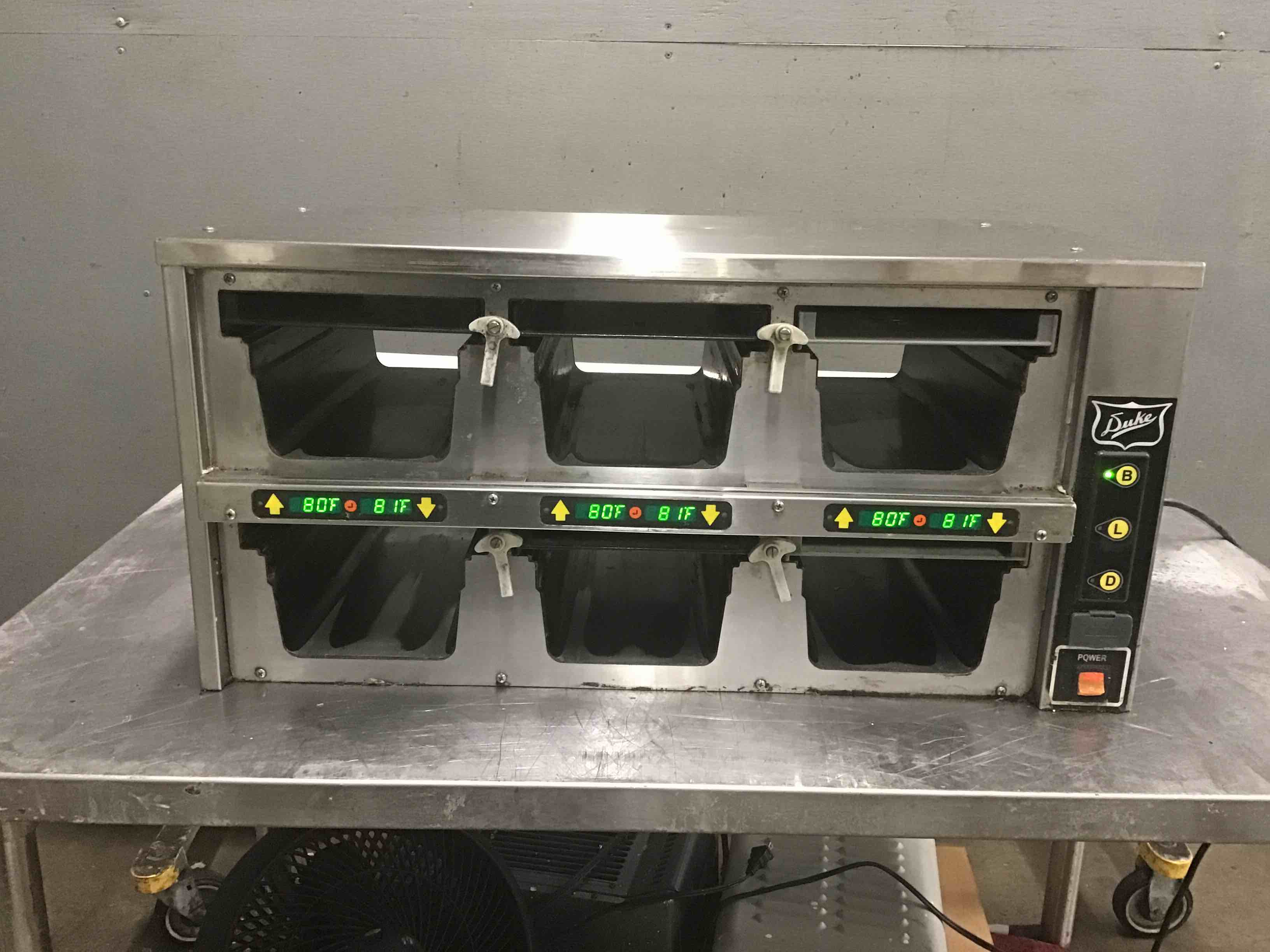 Duke Stainless Steel Countertop Electric Heated Holding Cabinet