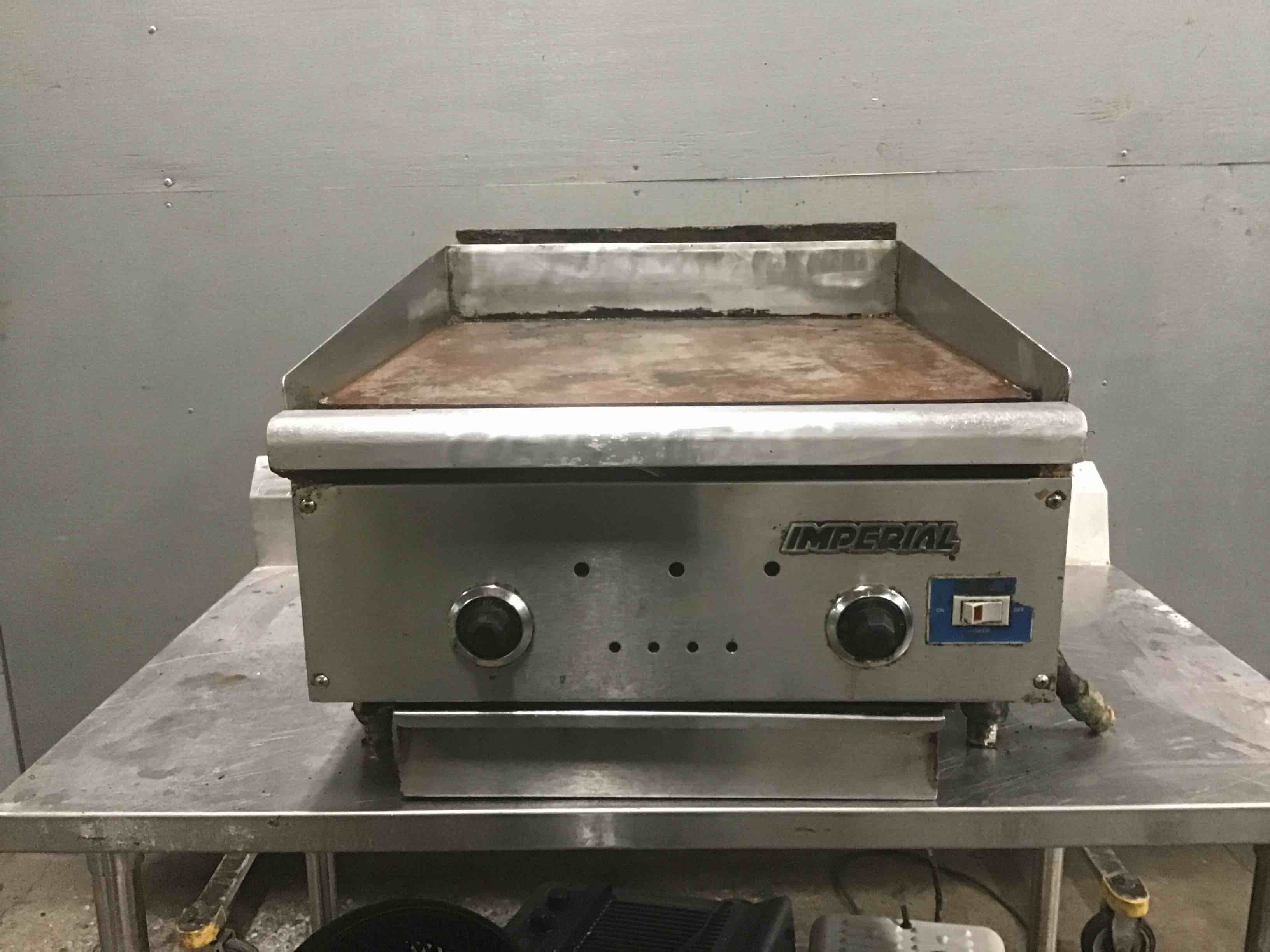 Imperial Stainless Steel 24 Inch Natural Gas Griddle 