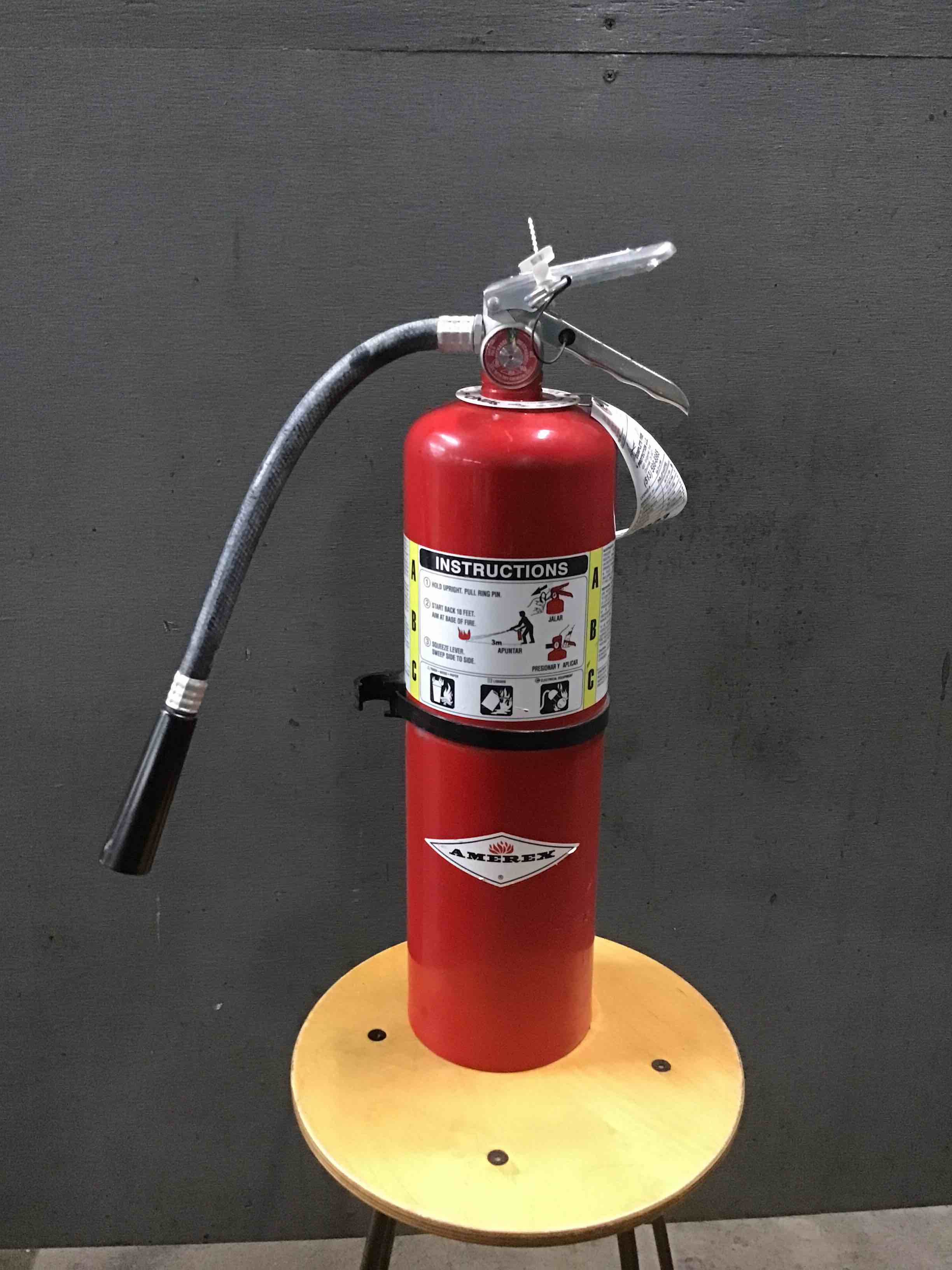 Amerex 10 Lb. Dry Chemical Fire Extinguisher