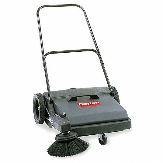 DAYTON WALK BEHIND SWEEPER ON CASTERS 