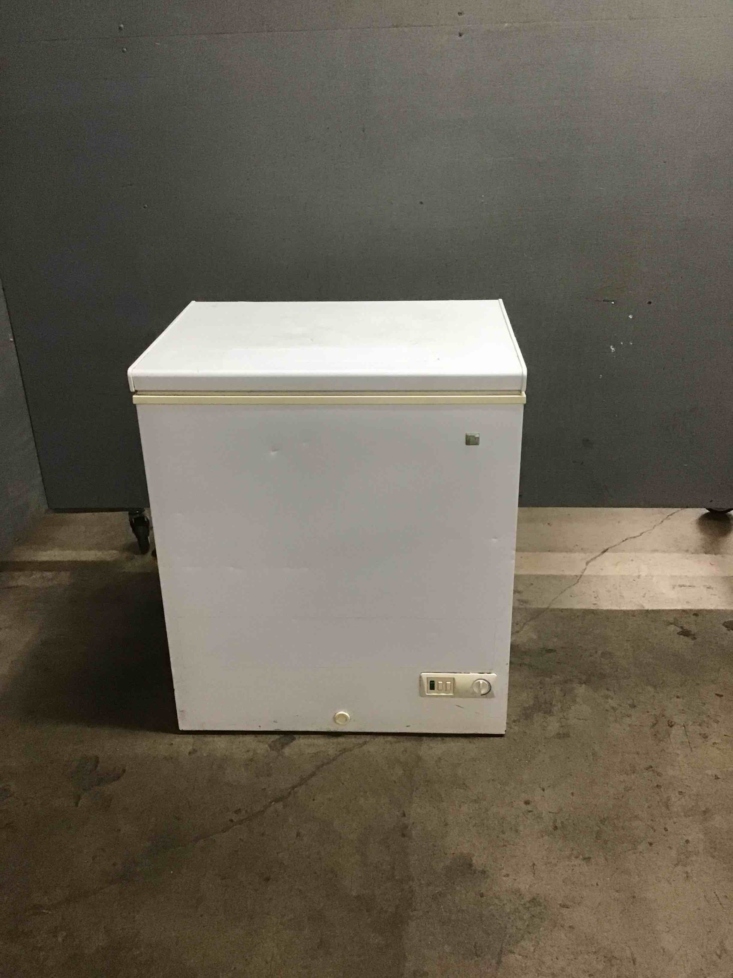 GE - 5.0 Cu. Ft. Garage-Ready Chest Freezer - White