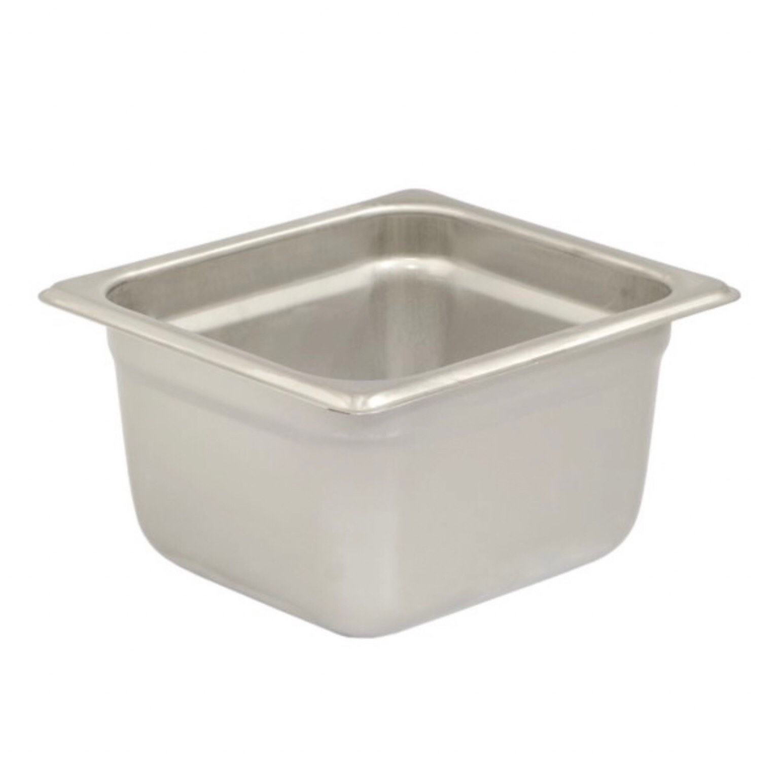 Browne-Halco 22164 22-Gauge Stainless Steel Stack-A-Way Anti-Jam Steam Table Pan, 1/6 Size, 2.1-Quart