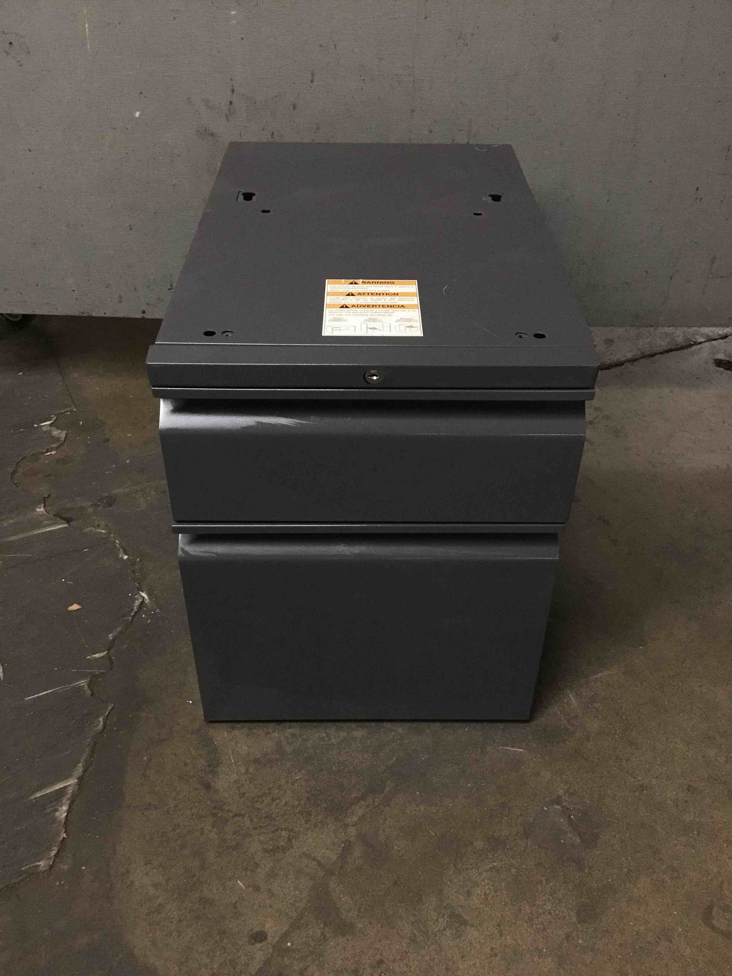 2-Drawer Metal Storage Cabinet 