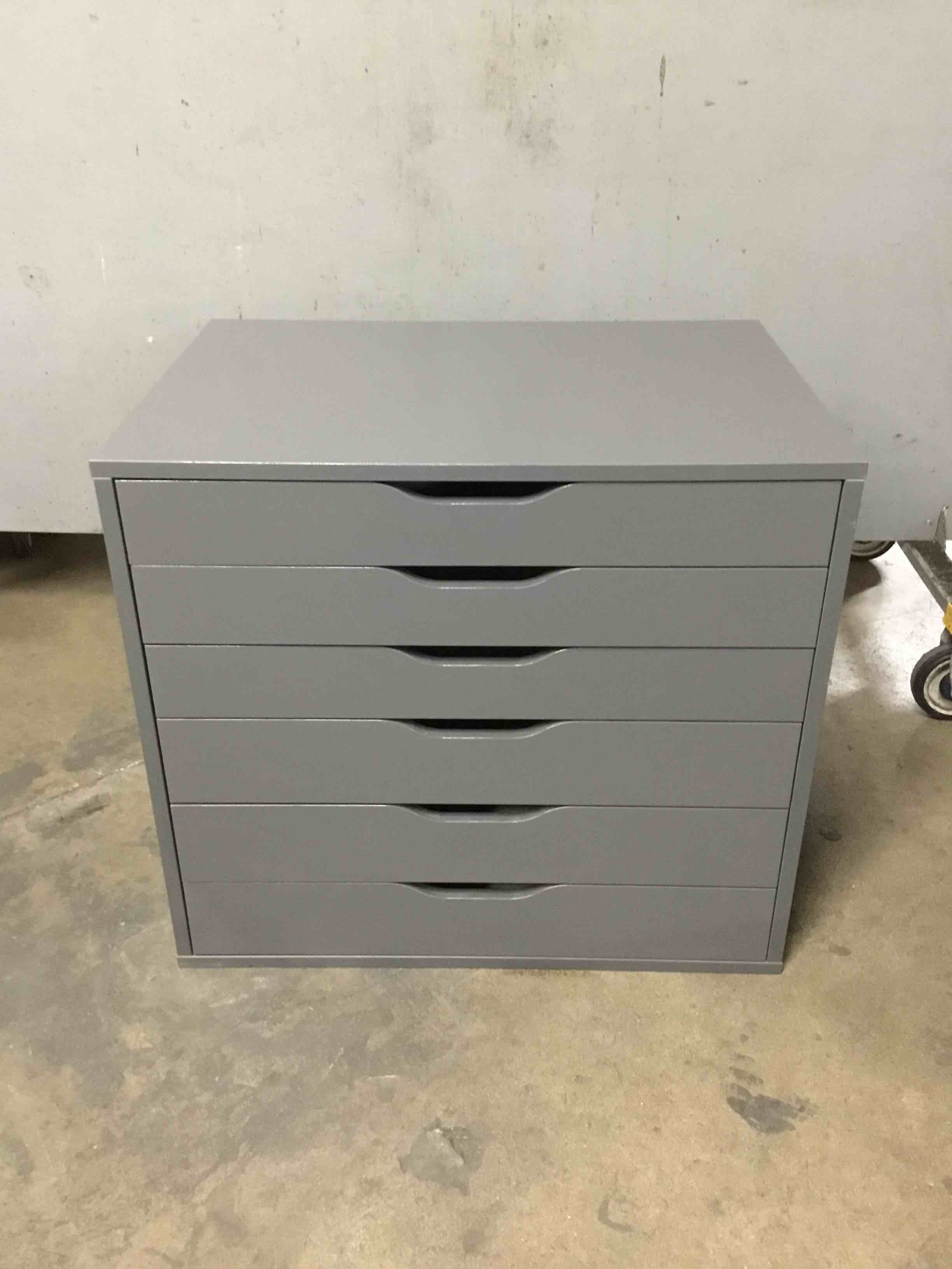 6-Drawer Wood Storage Cabinet 