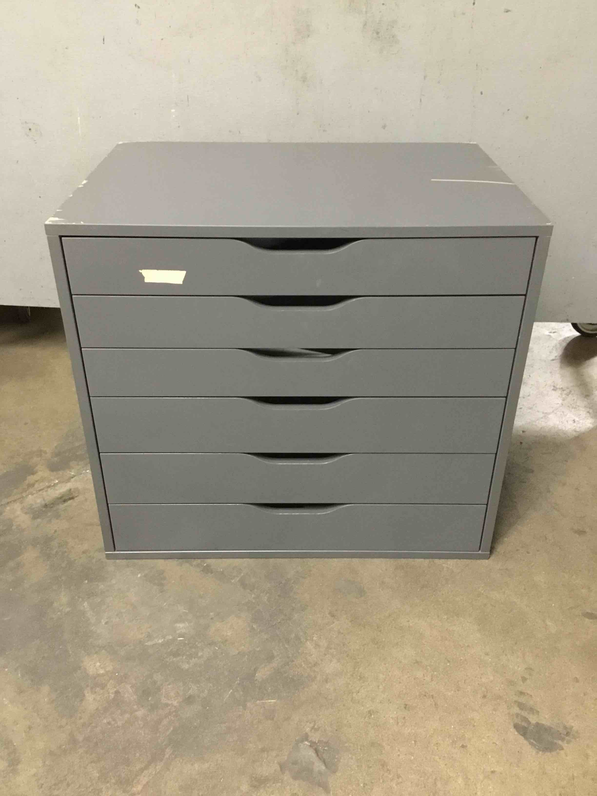 6-Drawer Wood Storage Cabinet 