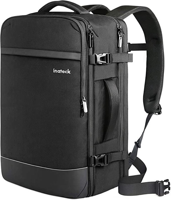 Inateck 40L Professional Carry on Travel Backpack, TSA Friendly Luggage Backpack, Anti-Theft Laptop Rucksack Large Capacity Bag Fit 17.3 inch Laptop