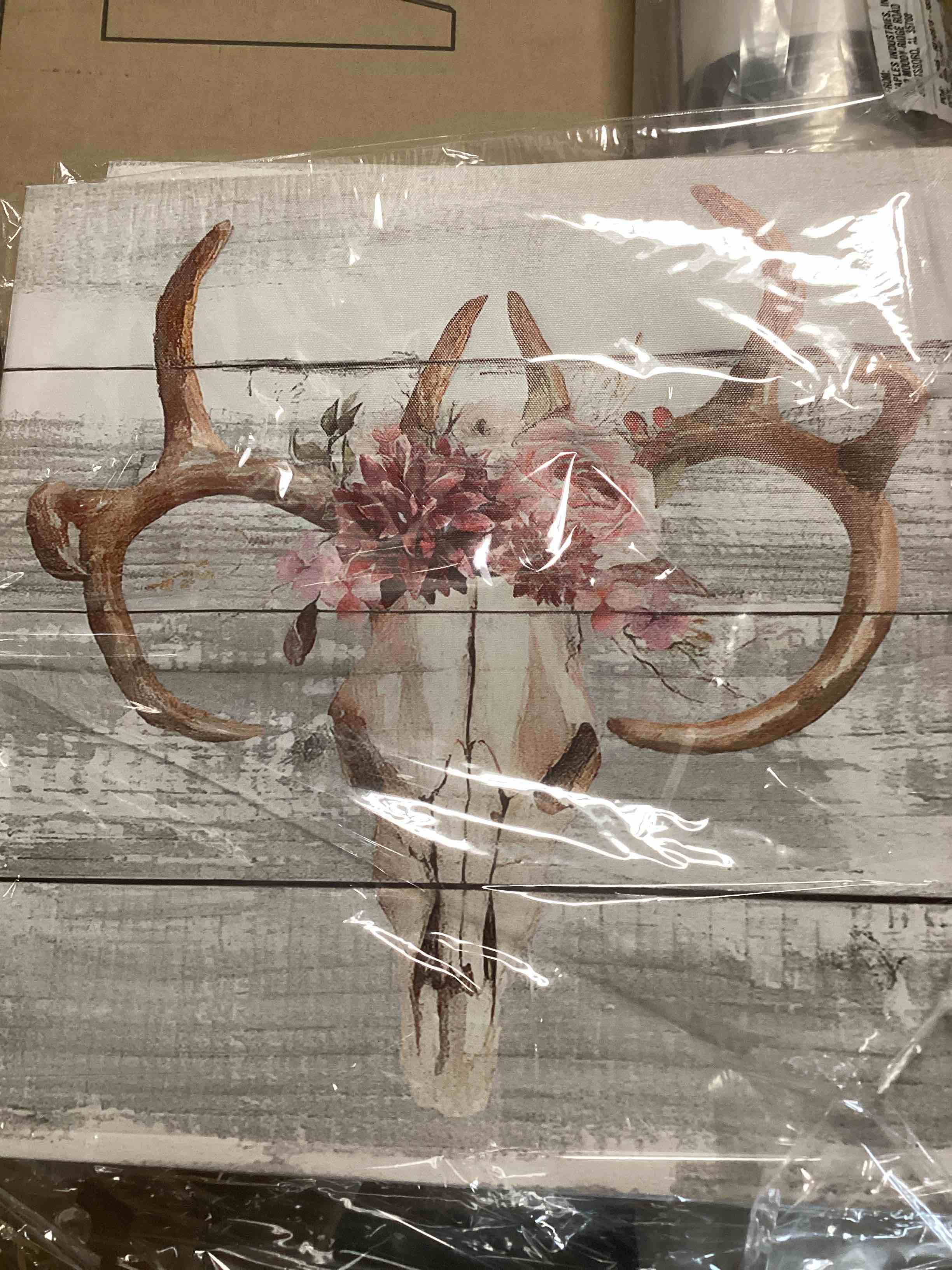 Blessing painting wall decor roses , 16x16x4 