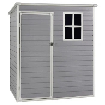 5 ft. W x 3 ft. D Resin Vertical Storage Shed