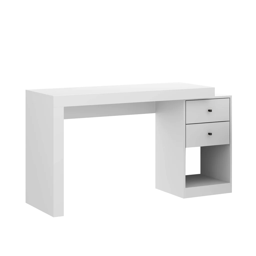 EXPANDABLE HOME OFFICE WHITE DESK