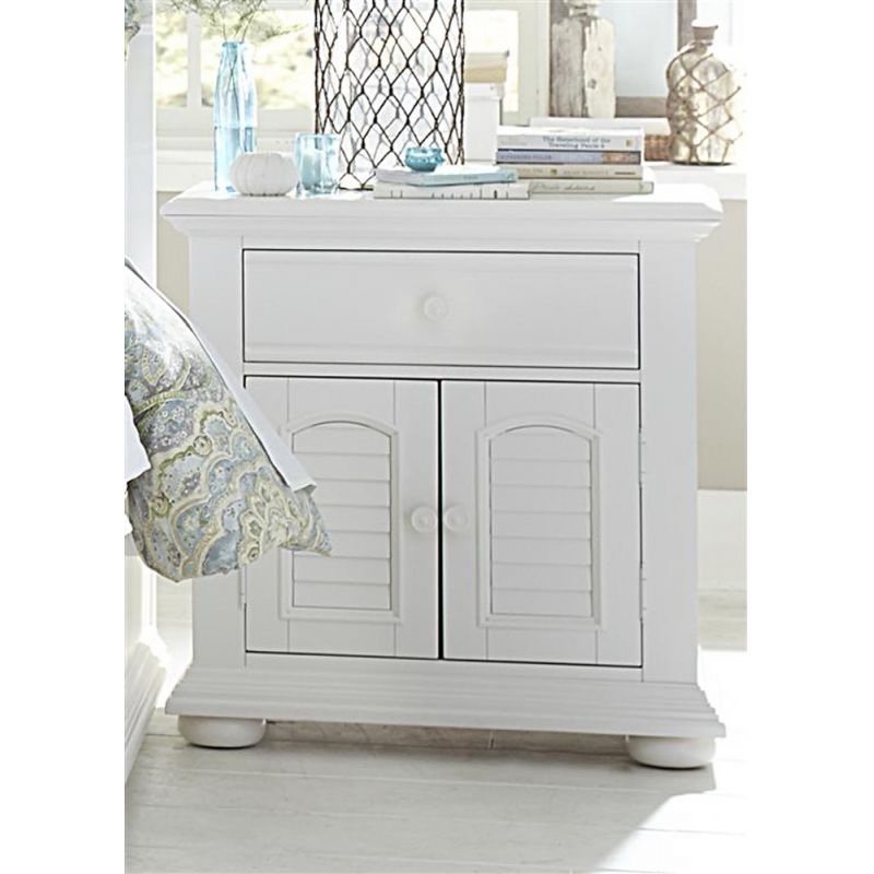 Liberty Furniture Nightstand, 1pc, Item No: 607-BR61, white, 1pc