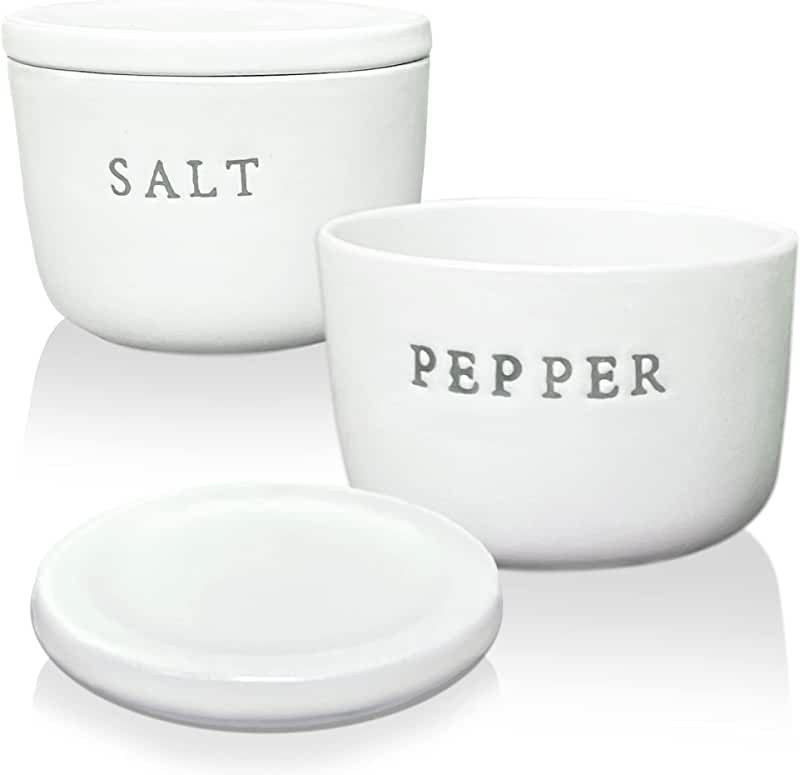 Salt & Pepper Glass Containers 