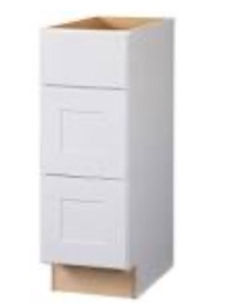 Hampton bay vanity 2 drawer white