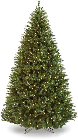 Bethlehem Lighting 7.5-Feet PVC Tips Pre-Lit Hunter Christmas Tree
