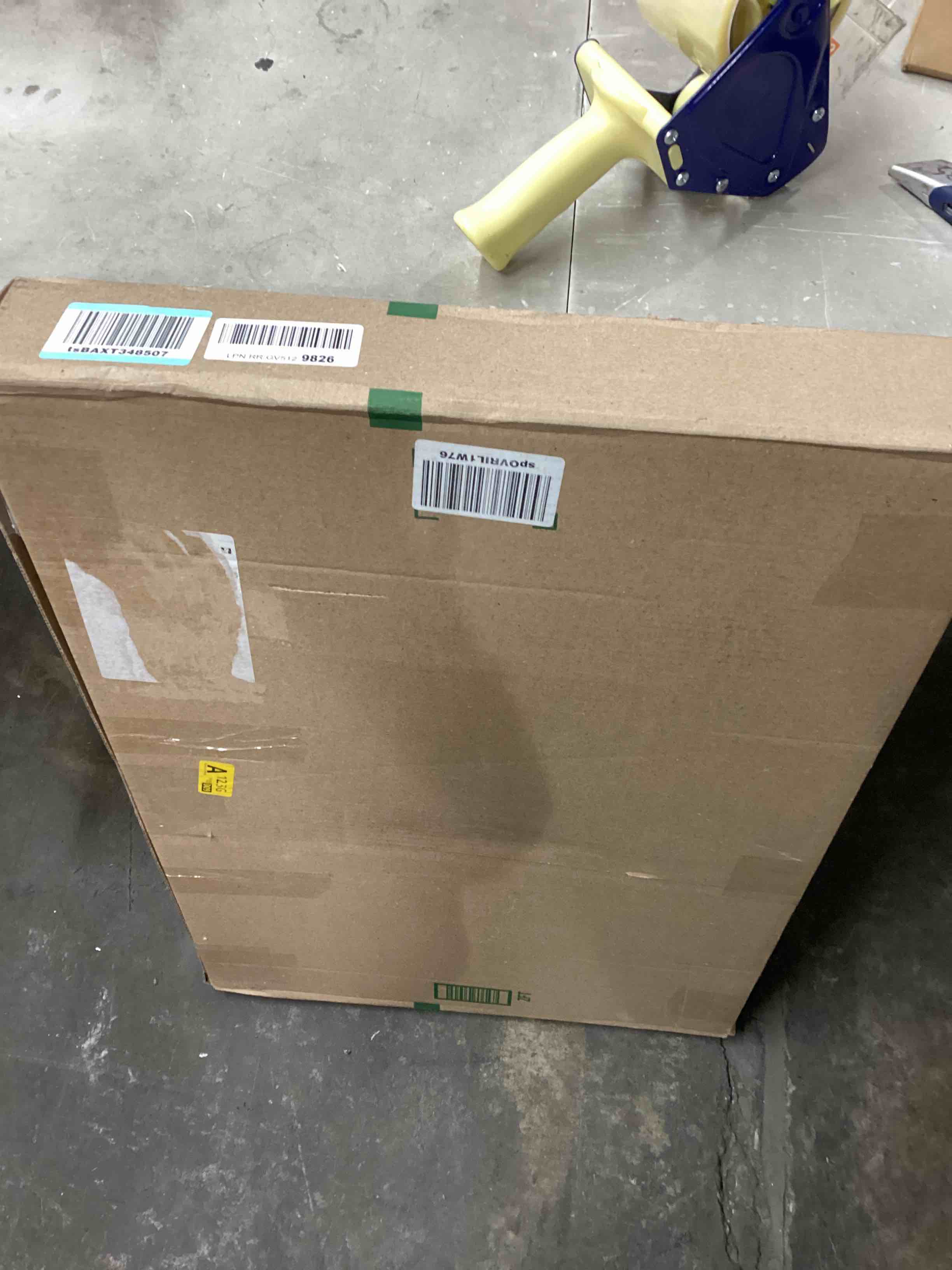 Cerulean Stones Framed Blue Agate Shadowbox Wall Decor Panel 13.78 in. W x 23.62 in. H