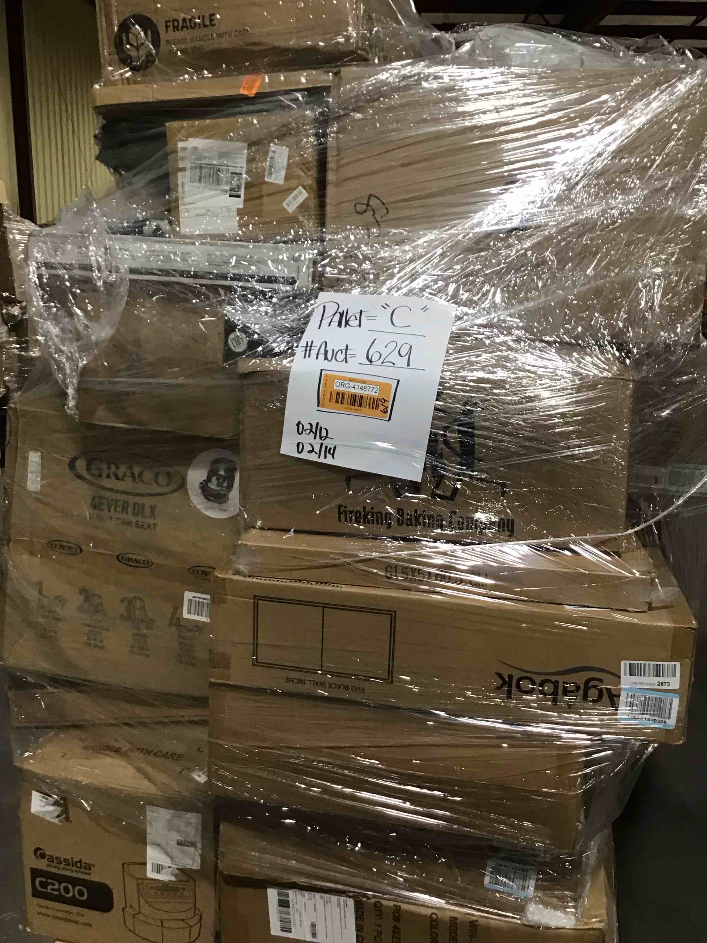 (C) 1 SKID PALLET MYSTERY BOXES SURPRISE (Appears New and Open Box) 25