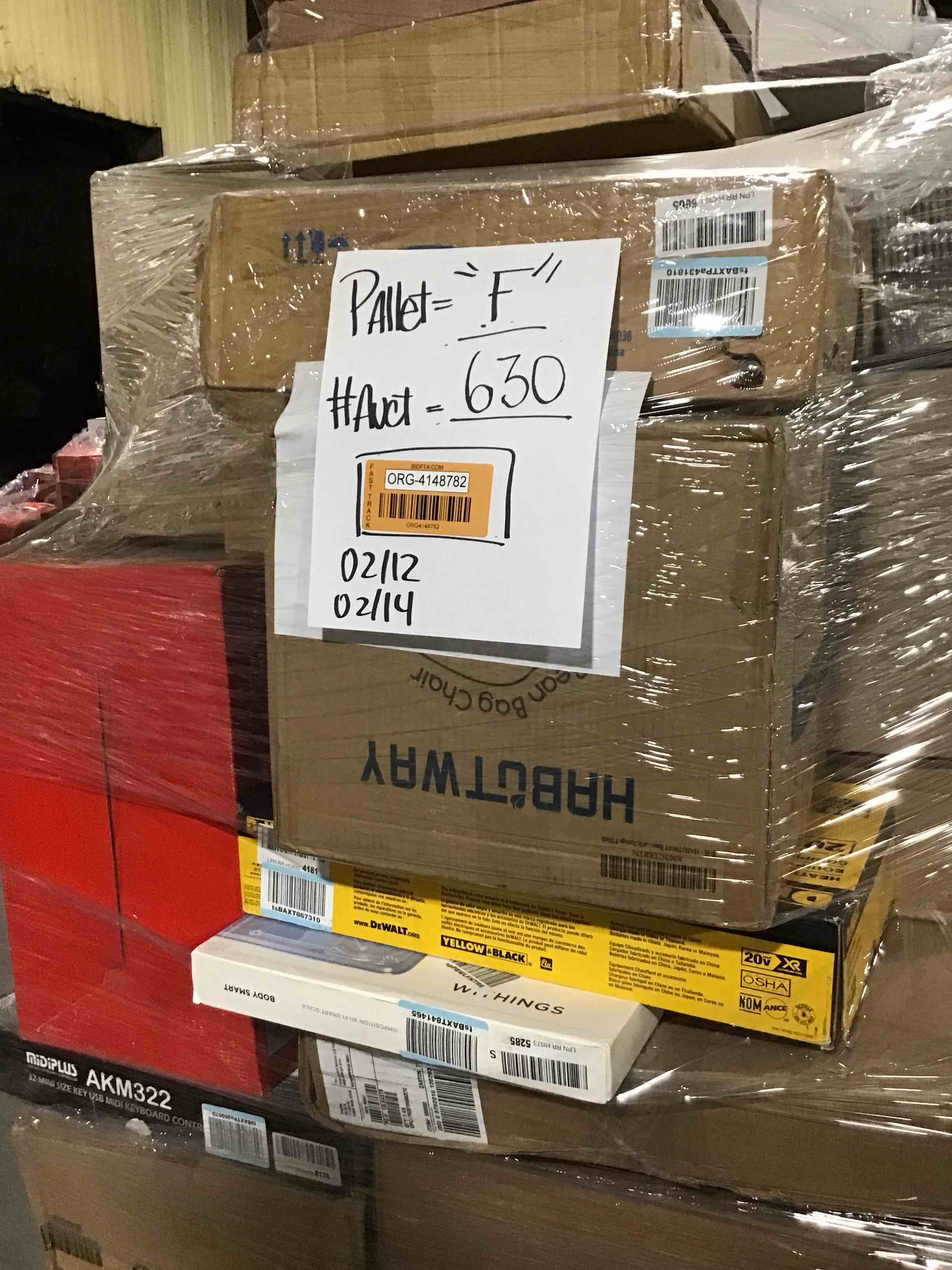 (F) 1SKID PALLET MYSTERY BOXES SURPRISE (Appears New and Open Box) 40